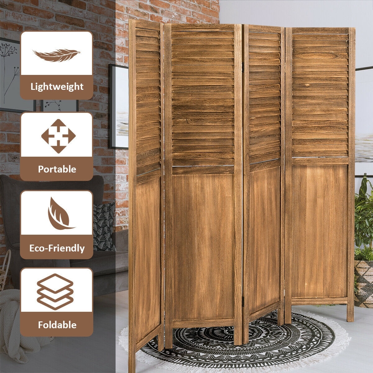 CASAINC WF-HYSN-61485CF Indoor-Privacy-Screens - View #5