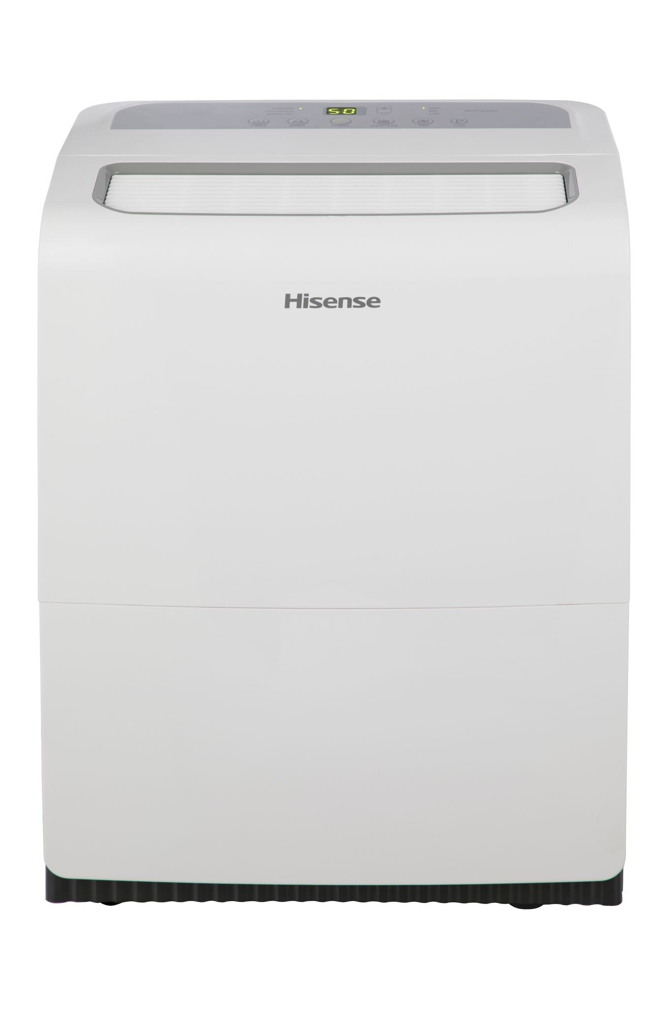 Hisense DH6024KP1WG 1.85-Gallon 60 -Pint 3 -Speed Dehumidifier with Built-In Pump (For Rooms 3001+ Square Feet) White