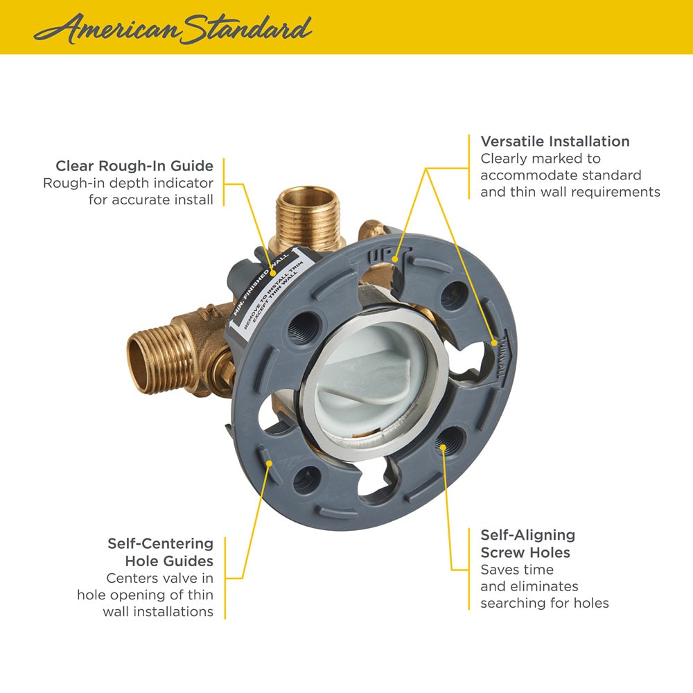 American Standard RU101SS Shower-Valves - View #3