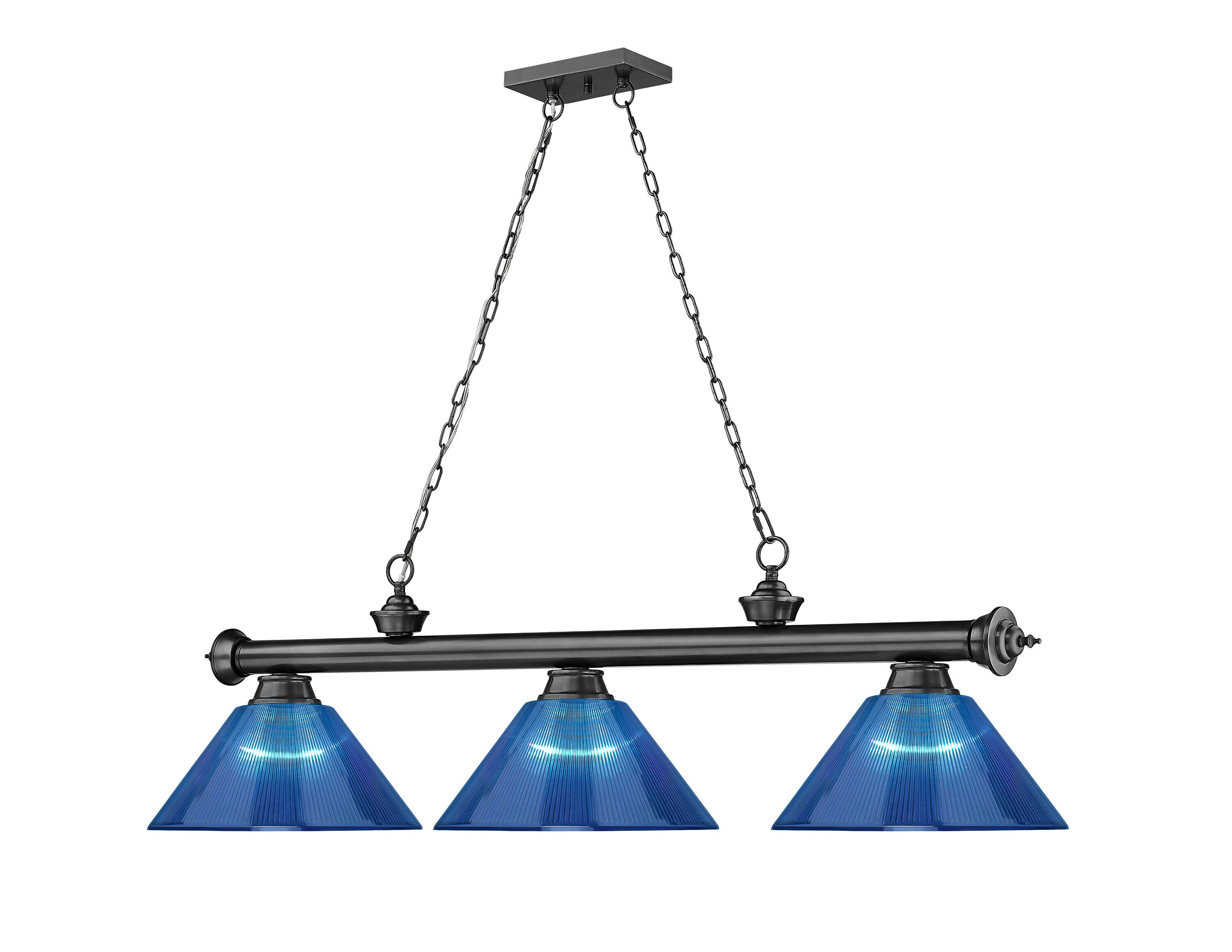 Z-Lite 2306-3BP-ARDB Pool-Table-Lighting - View #3