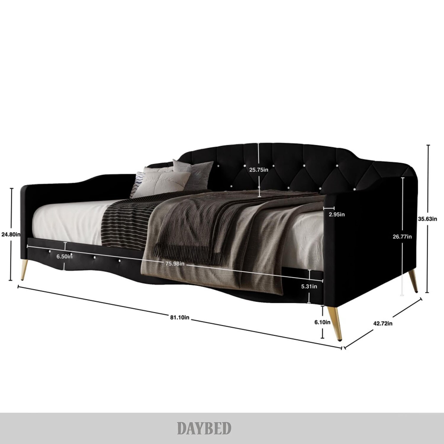 CasePiece C5096T-BK-VV beds - View #5