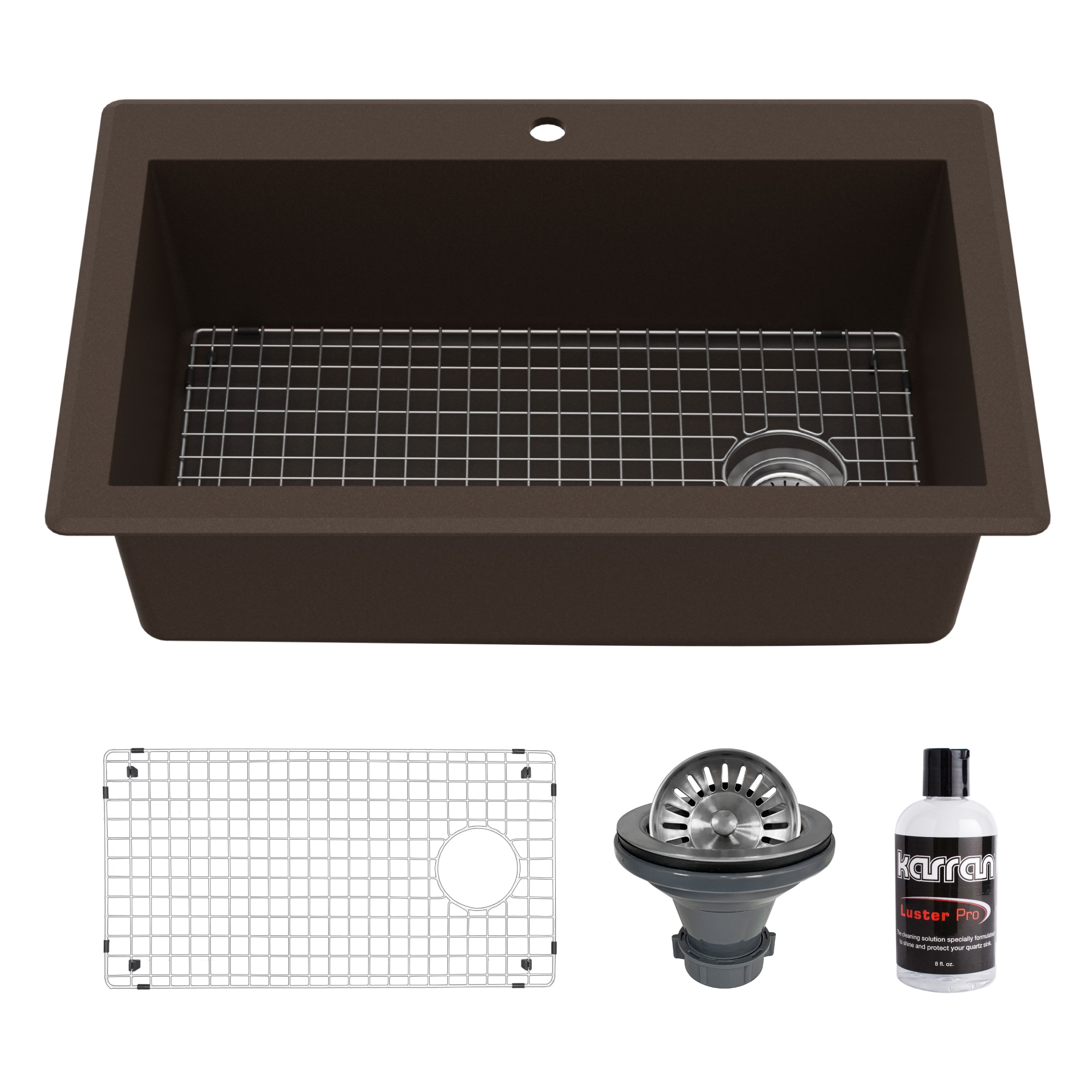 Karran QT-670-BR-PK1 Kitchen-Sinks - View #3