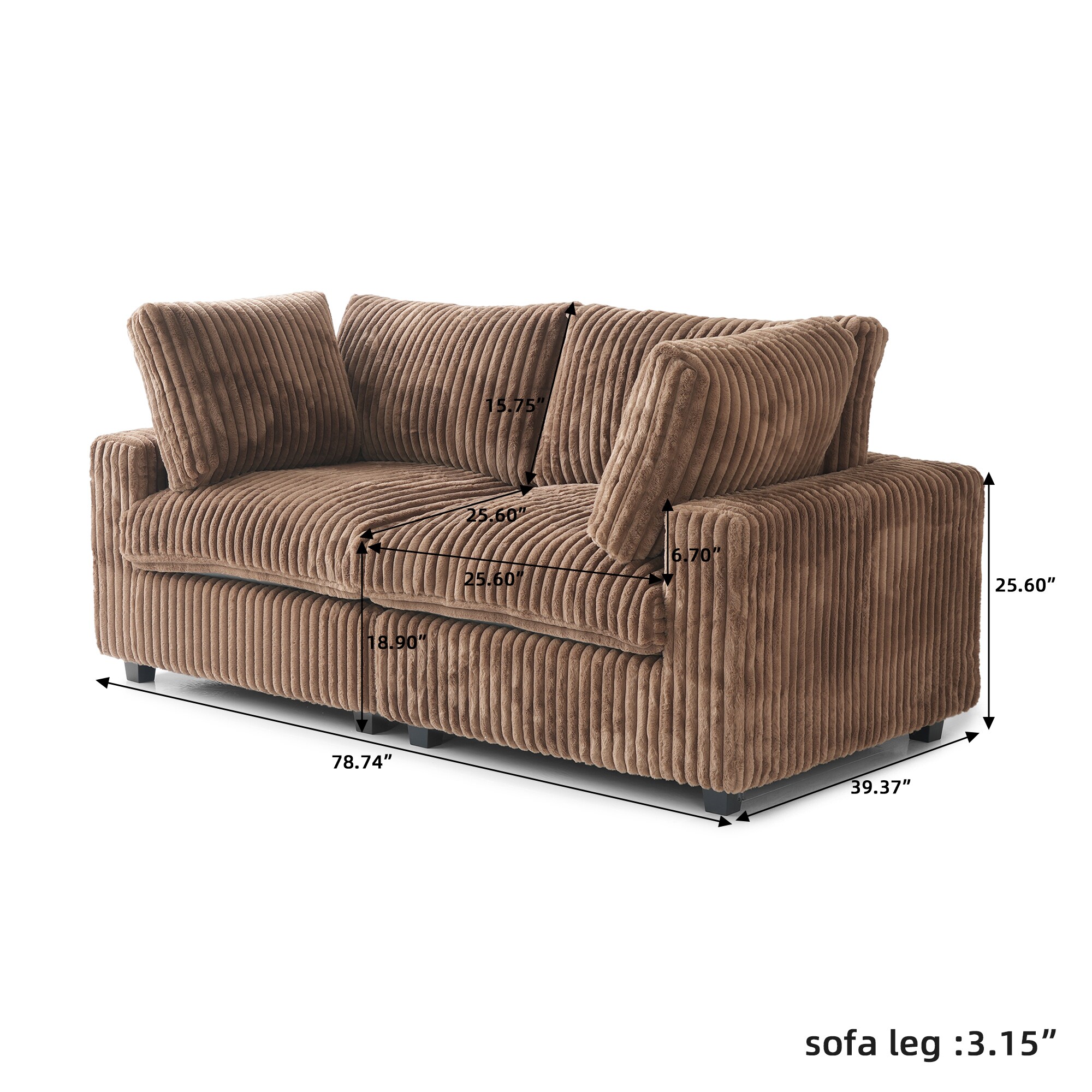 BuotiqHom DH-SF2-141TA Sofas-Loveseats - View #3