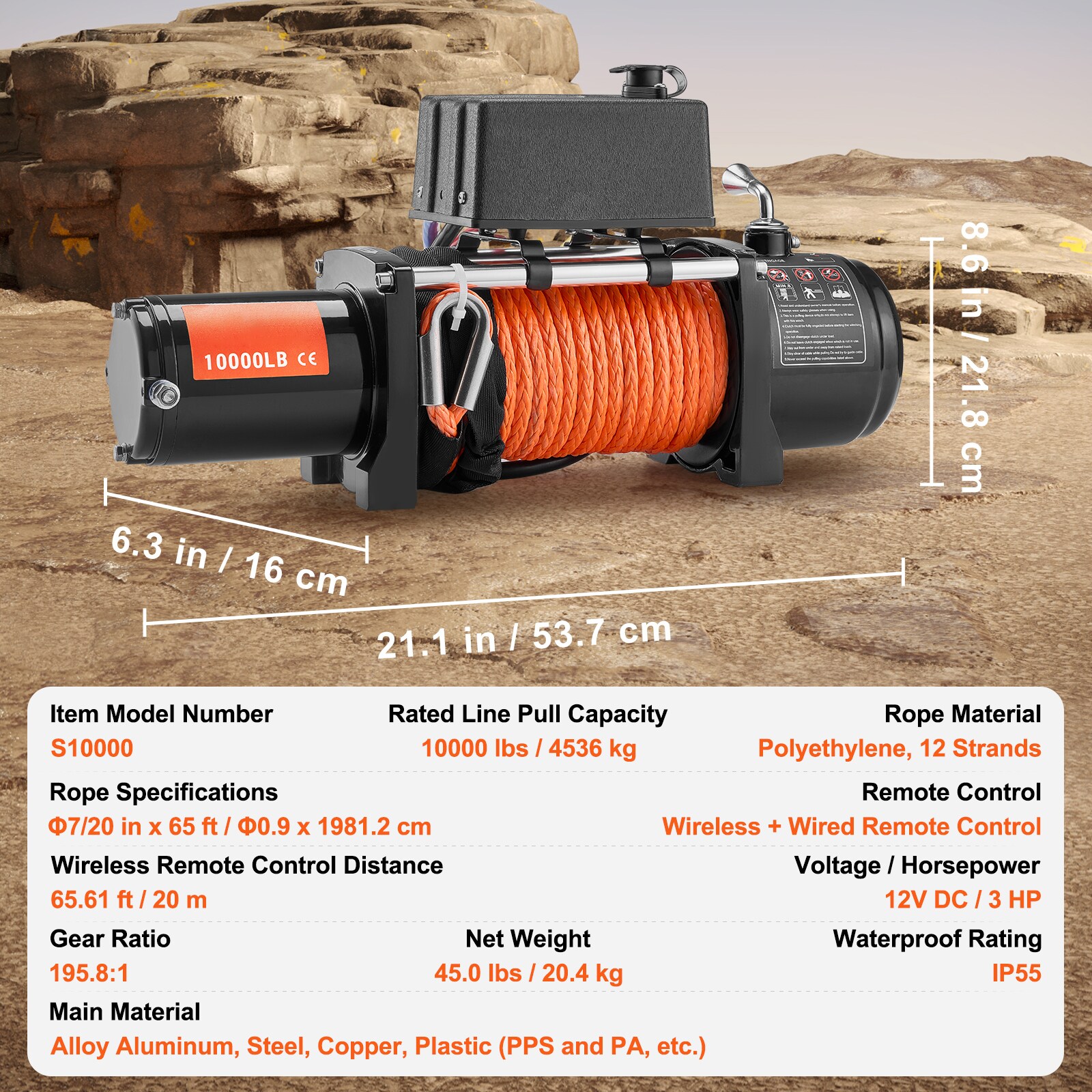 VEVOR SCDDHCSJPYXW06501V9 Winches-Accessories - View #7