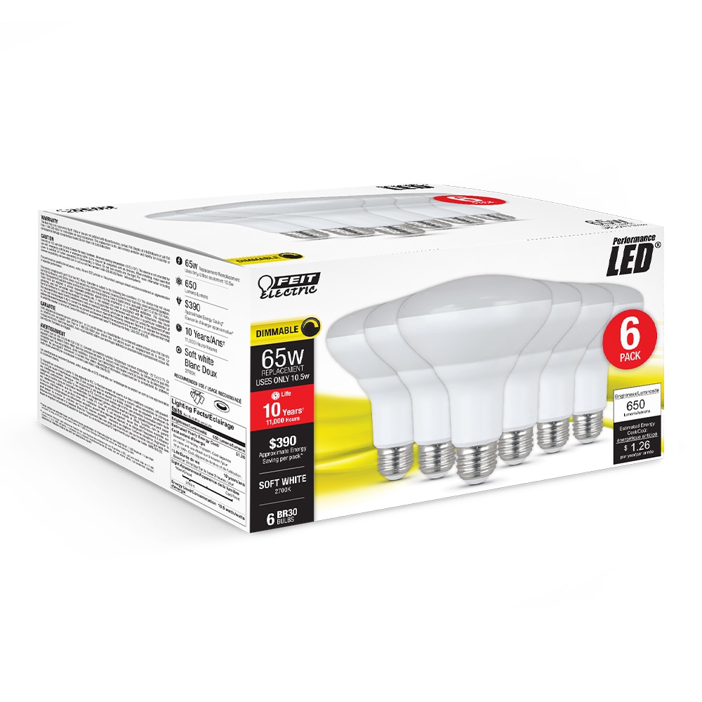 Feit Electric BR30/DM/10KLED/6 Led-Flood-Spot-Light-Bulbs - View #3