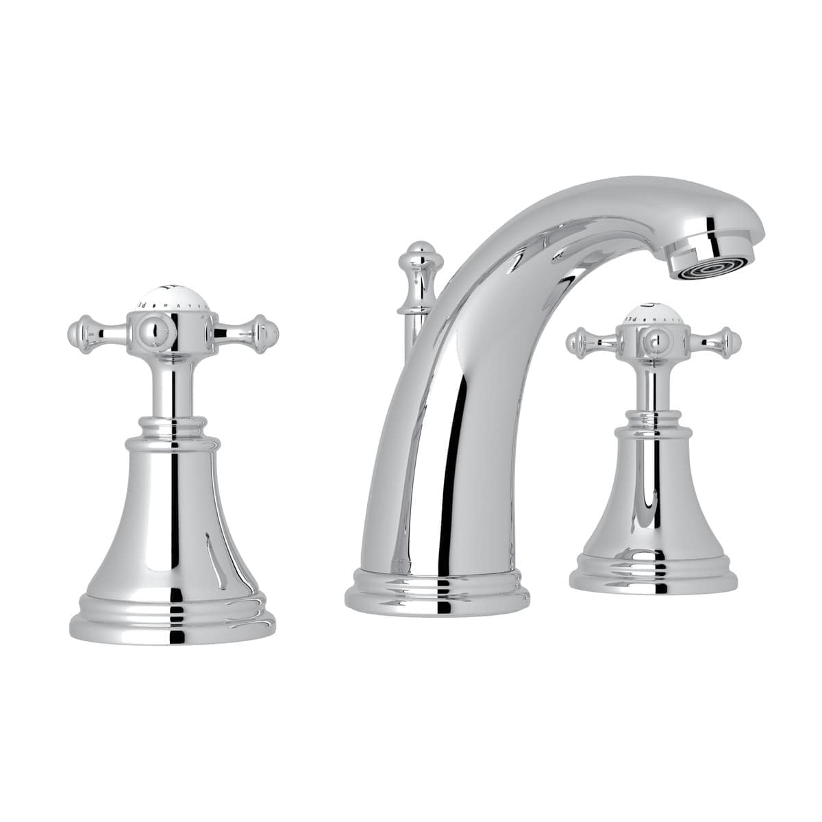 Rohl U.3713X-APC-2 Georgian Era 1.2 GPM Widespread Lavatory Faucet in Polished Chrome (Valve Included)