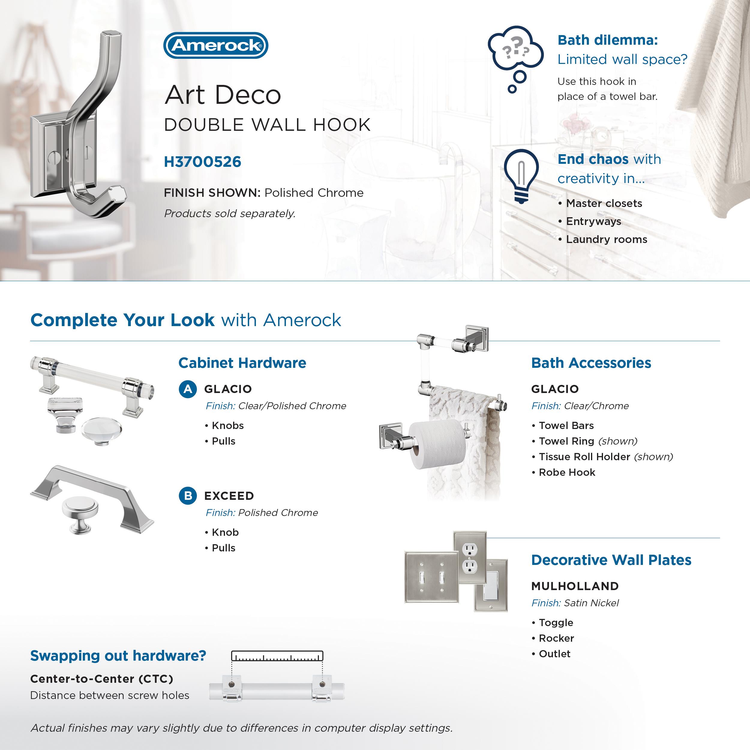 Amerock H3700526 Decorative-Wall-Hooks - View #6