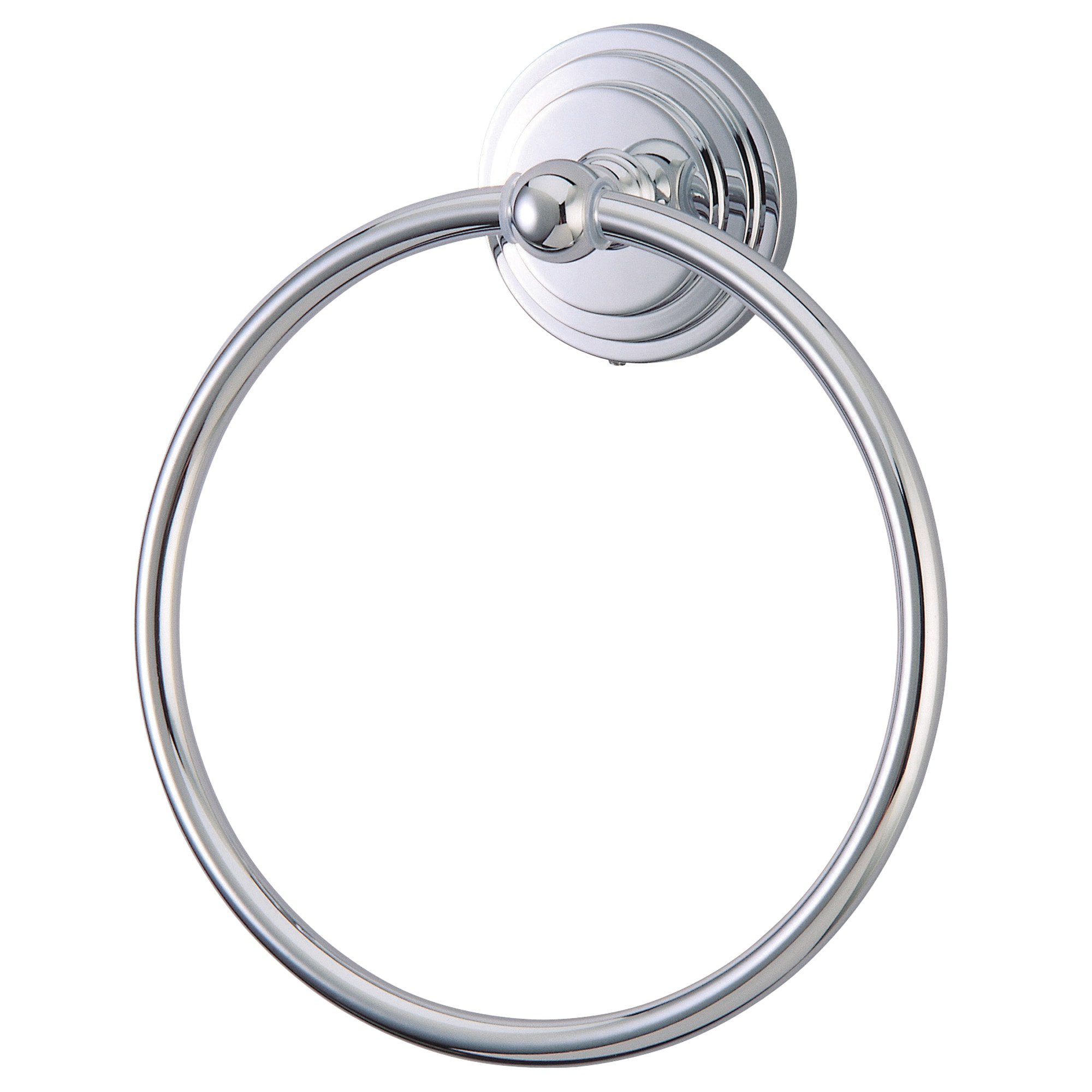 Elements of Design EBA2714C Milano Polished chrome Wall mount Single Towel Ring