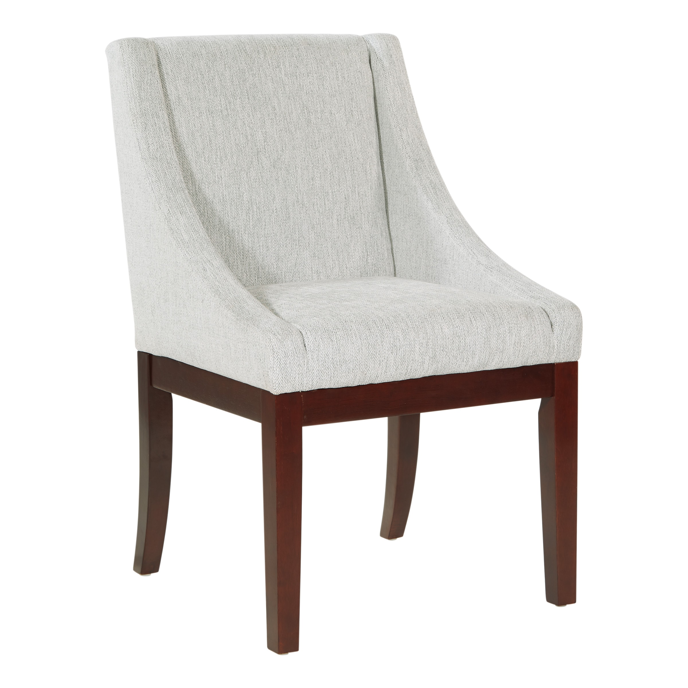 Office Star Products MNA-H14 Monarch Polyester Upholstered Dining Side Chair (Wood Frame)