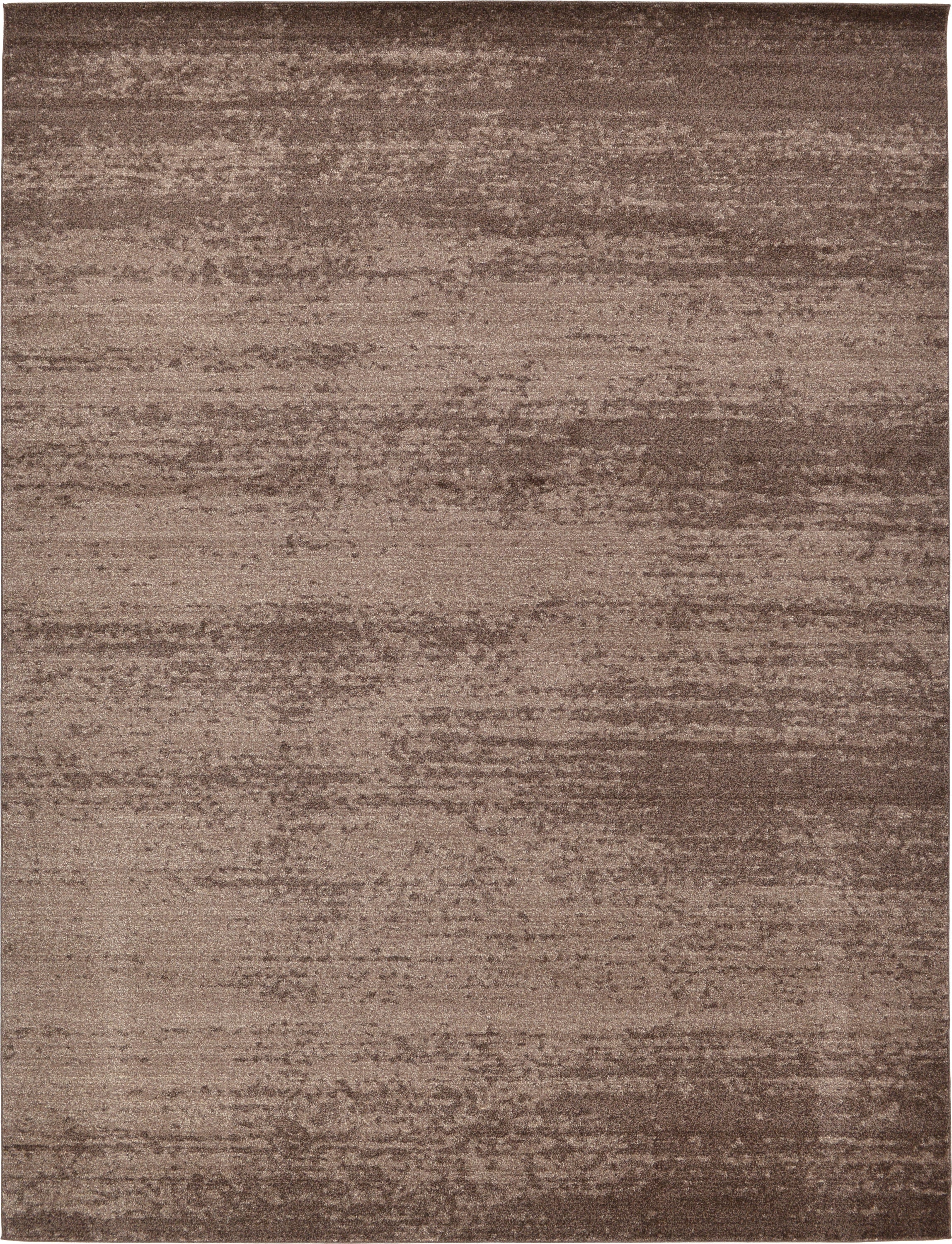Unique Loom 3132832 Lucille Del Mar 10 x 13 (ft) Loomed Polypropylene Brown/Light Brown Rectangular Indoor Distressed/Overdyed Area rug