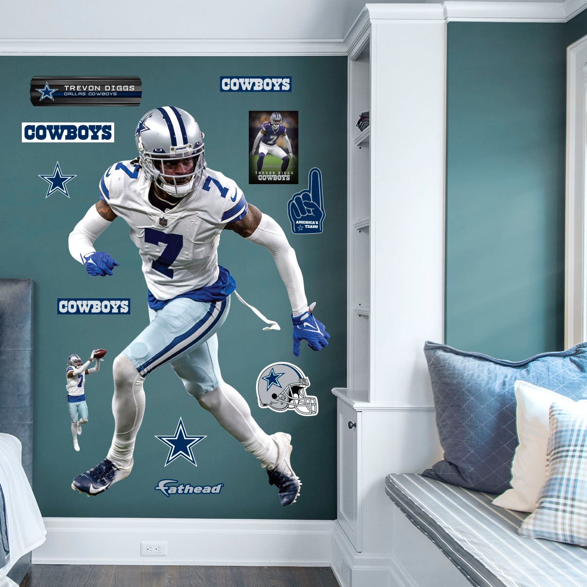 Fathead 1900-02928-001 32-Inches W x 50-Inches H Self-adhesive Multiple colors/finishes Sports Wall Decal