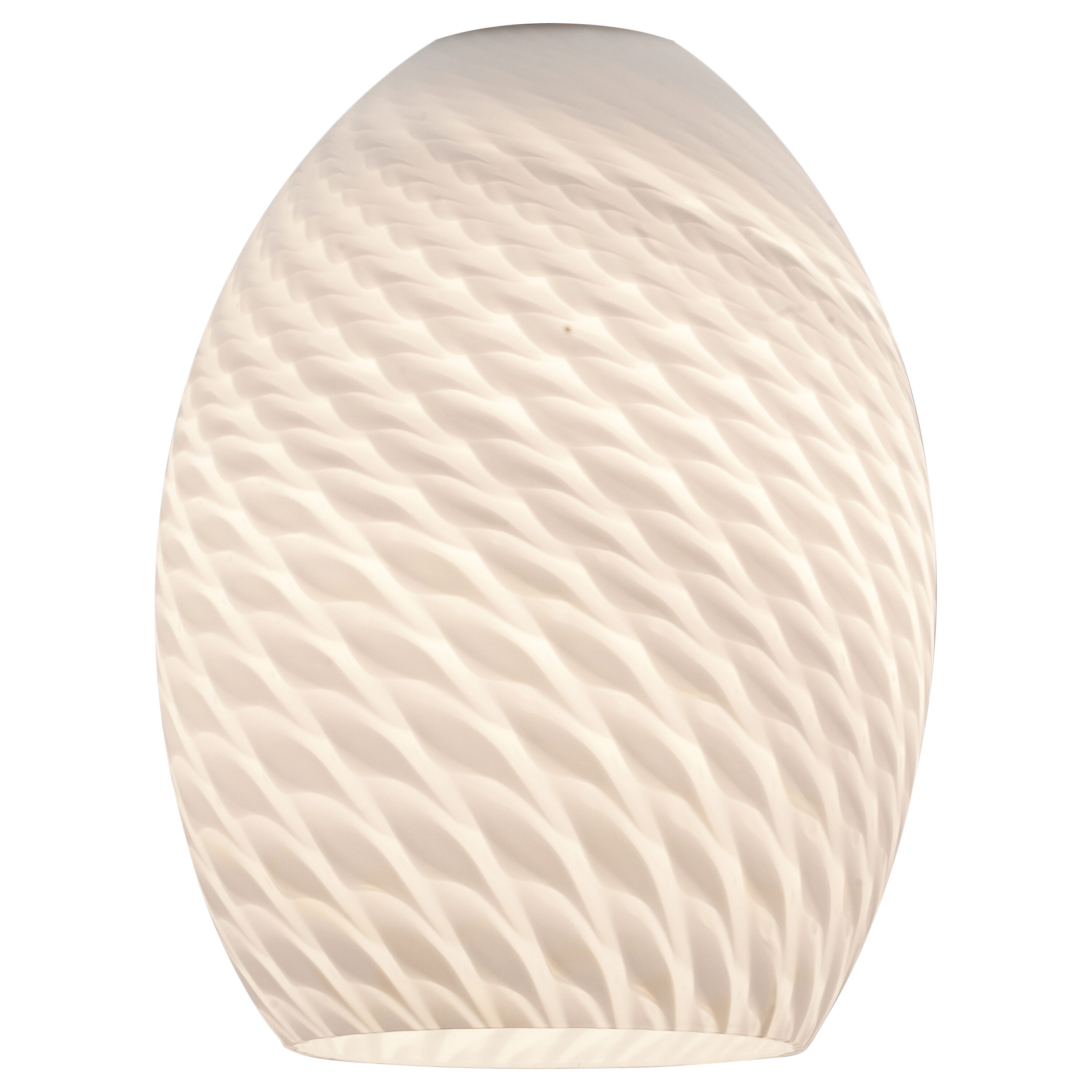 Access Lighting 23123-WHTFB FireBird 9-in x 6-in White Firebird Pendant light shade