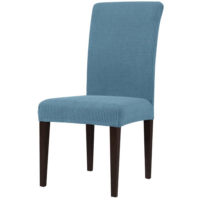 Subrtex Ultra Soft Spandex Stretch Box, Teal Dining Room Chair Slipcovers