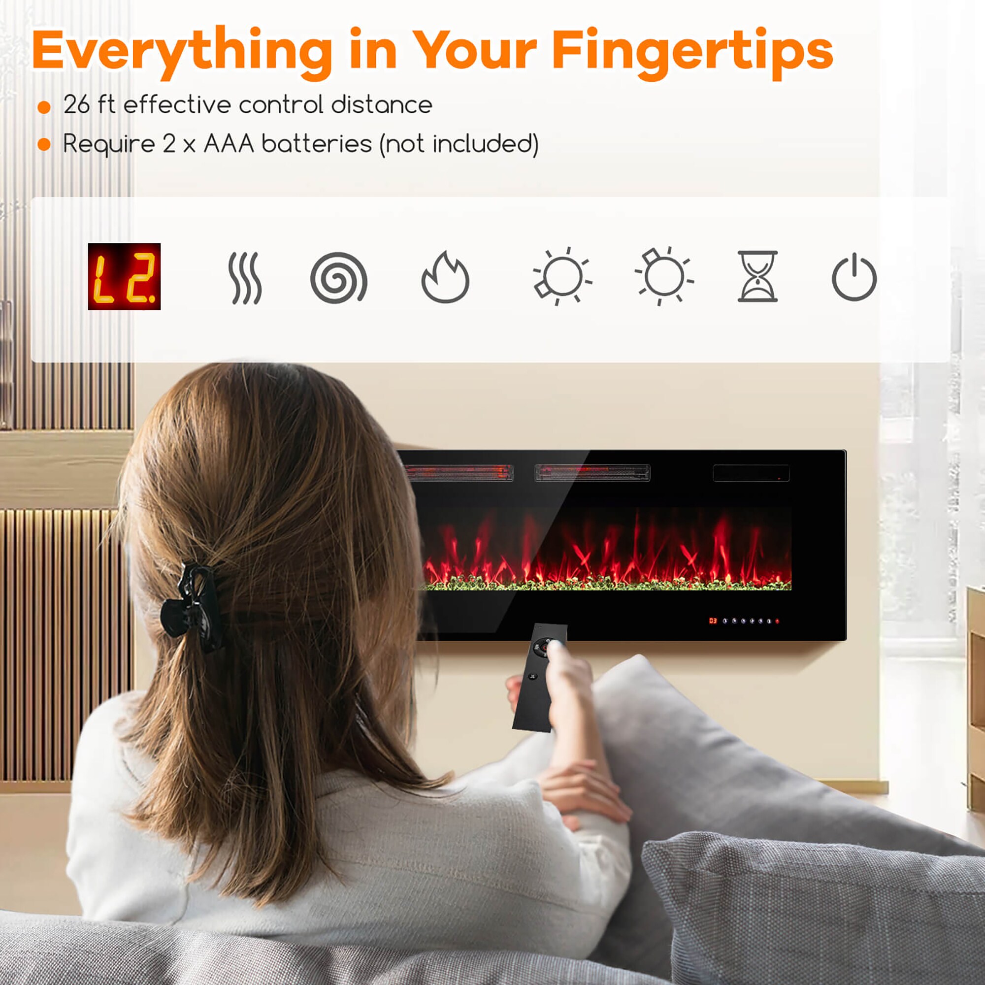 Goplus FP10235US-60 Electric-Fireplaces - View #10