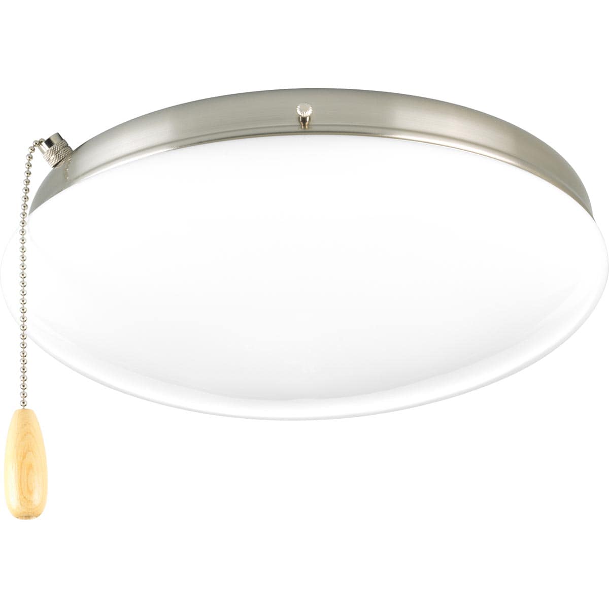 Progress Lighting P2602-09WB AirPro 10.5-Inches 2 -Light Silver LED Ceiling Fan Light Kit