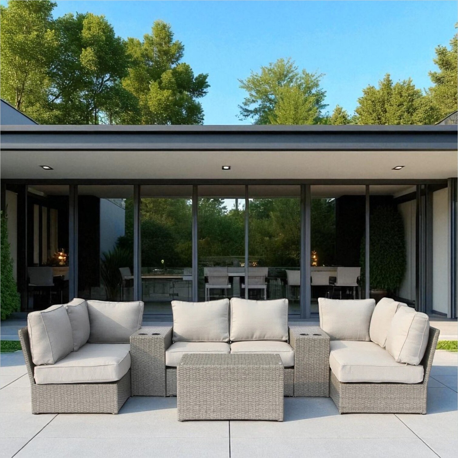 SunJet AFEM2XH658WJ Patio-Conversation-Sets - View #7