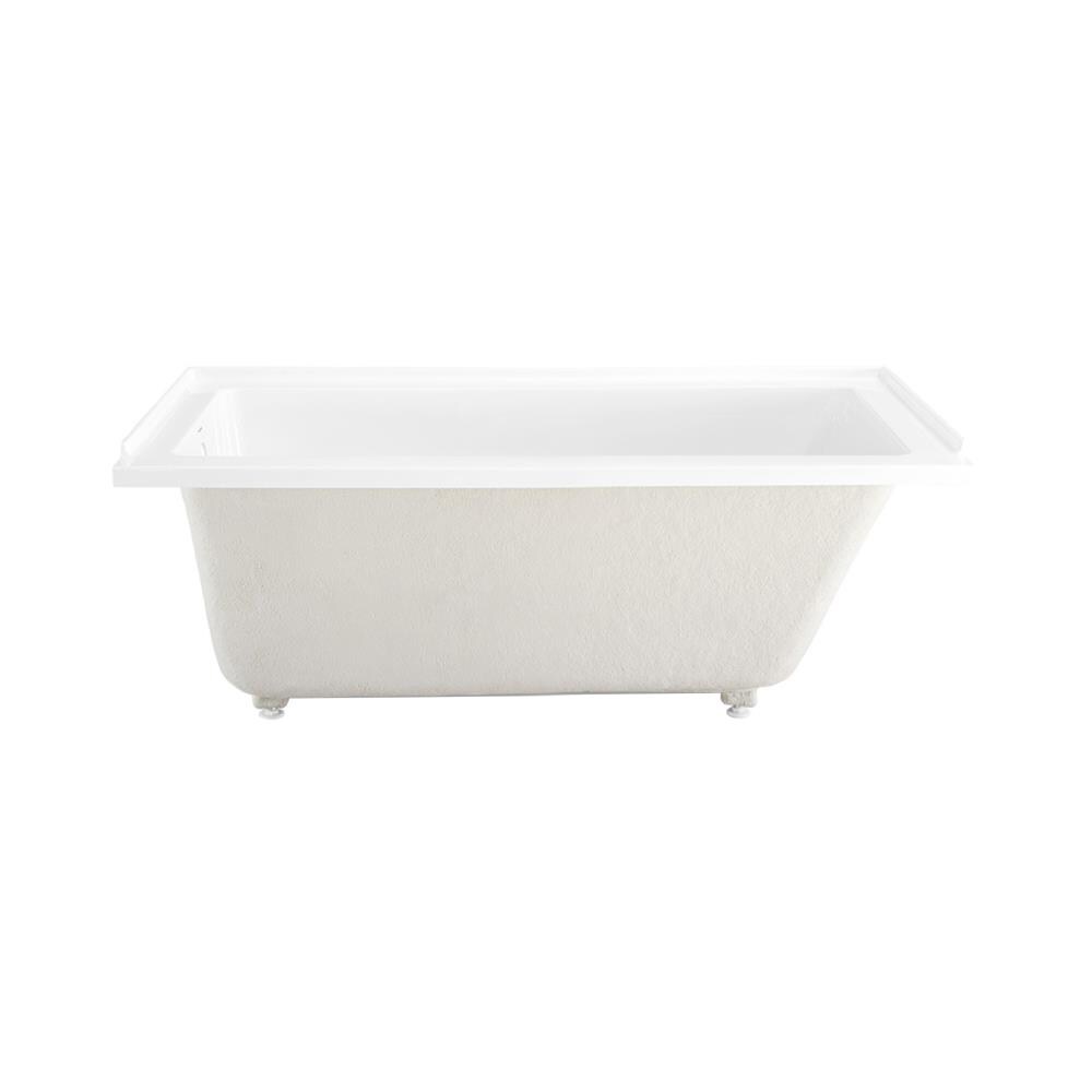 Swiss Madison SM-DB565 Voltaire 66-in x 36-in Glossy White Acrylic Rectangular Drop-in Soaking Bathtub ( Left Drain )