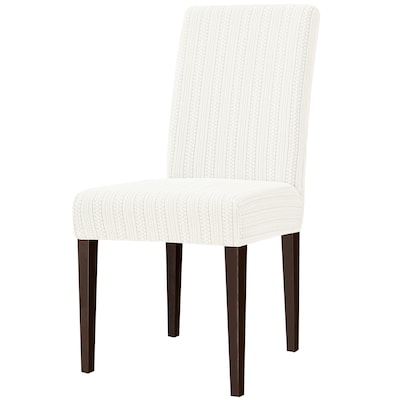 Jacquard Dining Chair Slipcover, Cream Dining Chair Cover