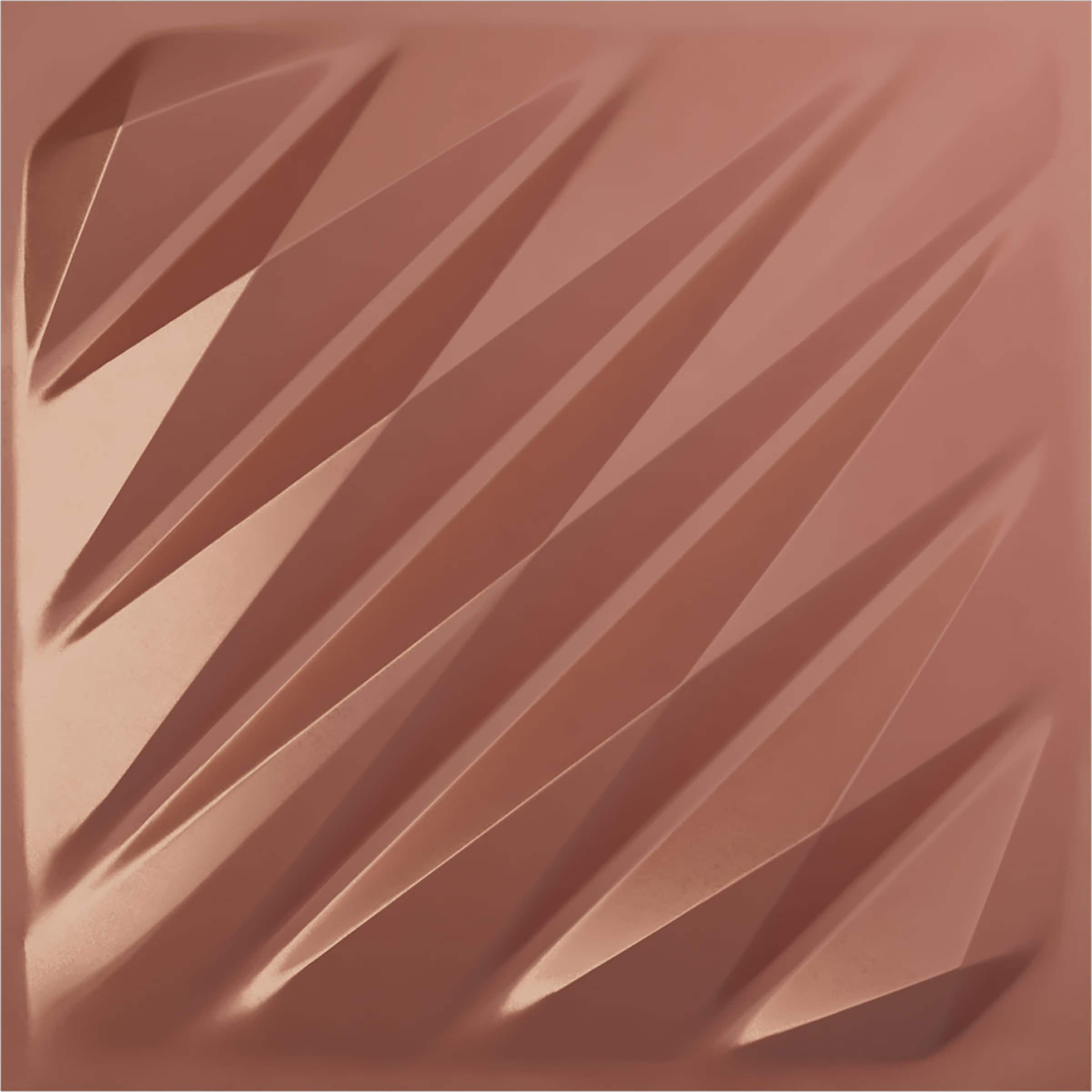 Ekena Millwork WP20X20AWFCP 19-5/8-in x 19-5/8-in Embossed Paintable/Stainable Pink PVC Wall Panel ( 2.67-sq ft )