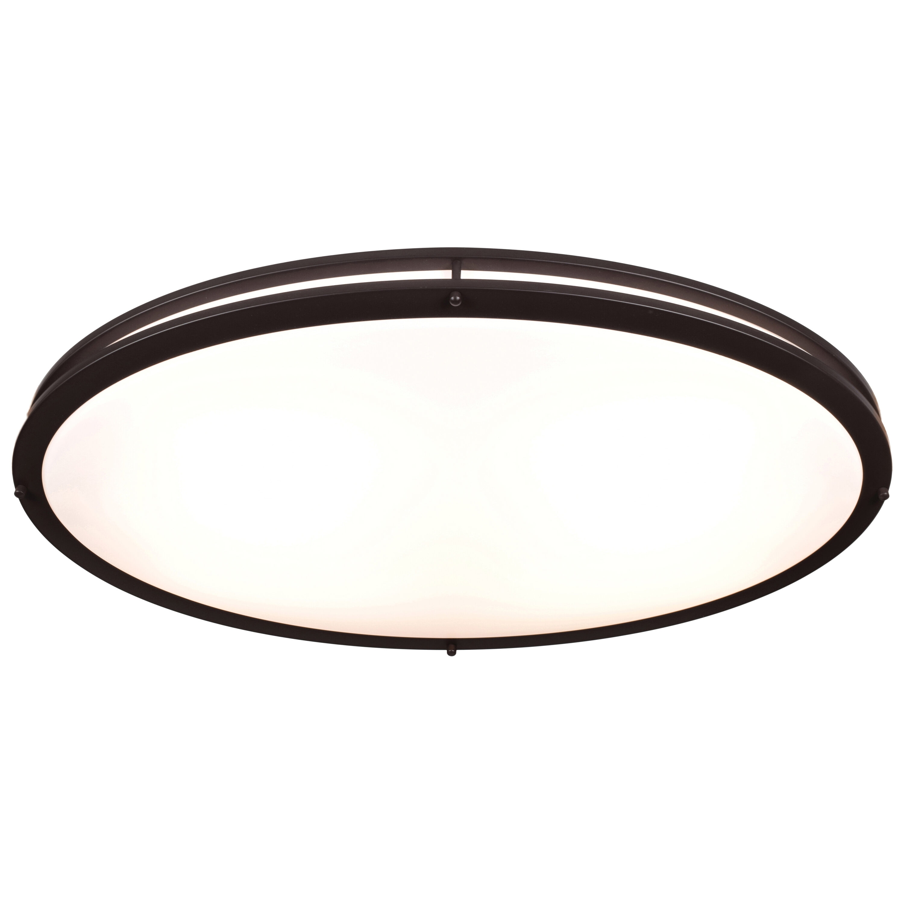 Access Lighting 20513LEDD-BRZ/ACR Solero III 18-in Bronze Integrated LED Flush Mount Light