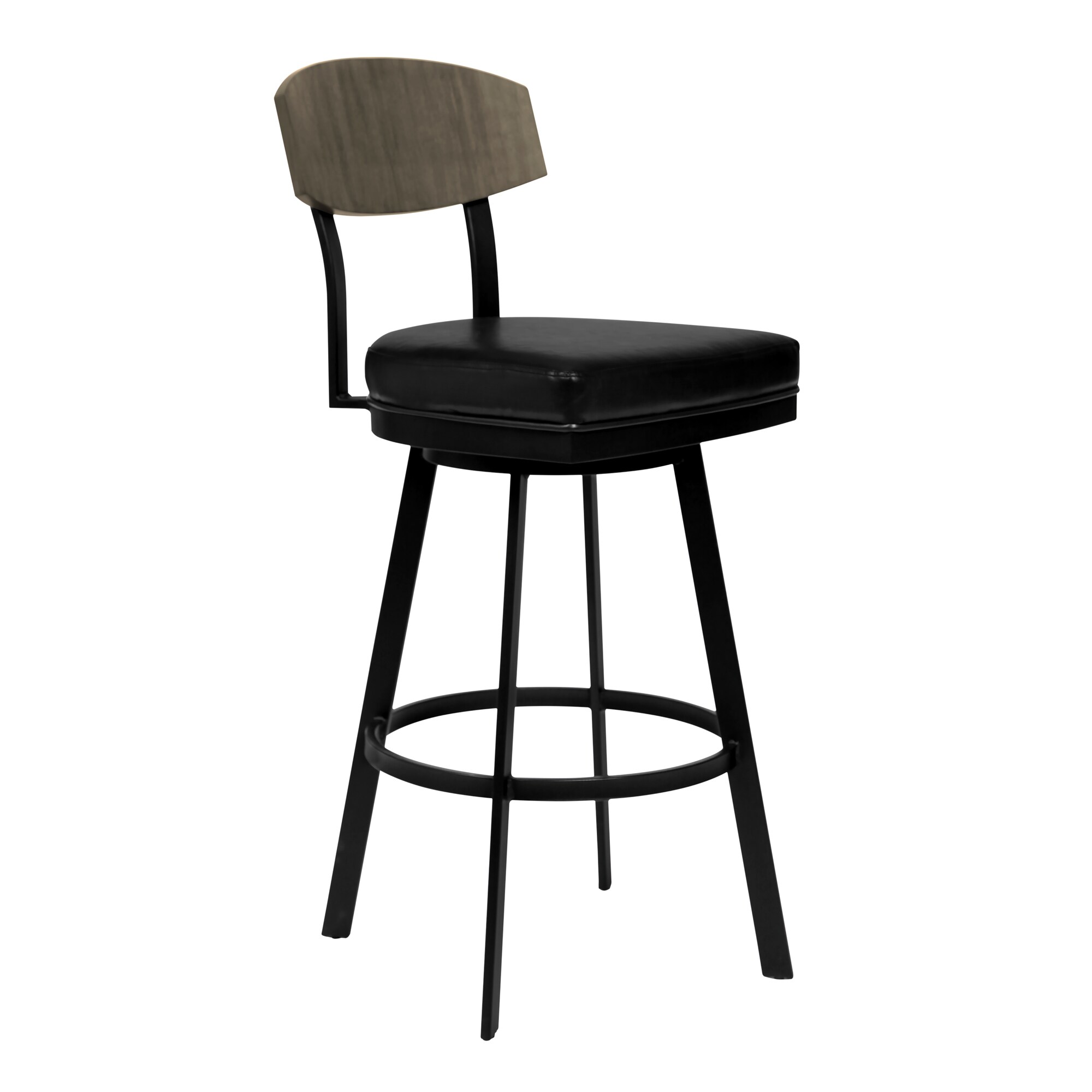 Armen living vienna discount faux leather stool