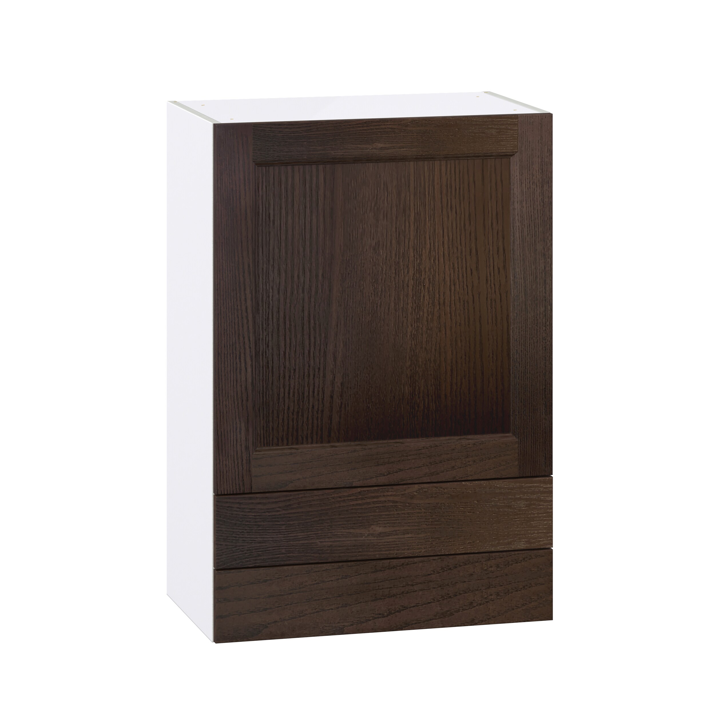 Hugo&Borg Montclaire 15-in W x 35-in H x 14-in D Wood 2-Drawers Wall Fully Assembled Cabinet (Recessed Panel Shaker Style)