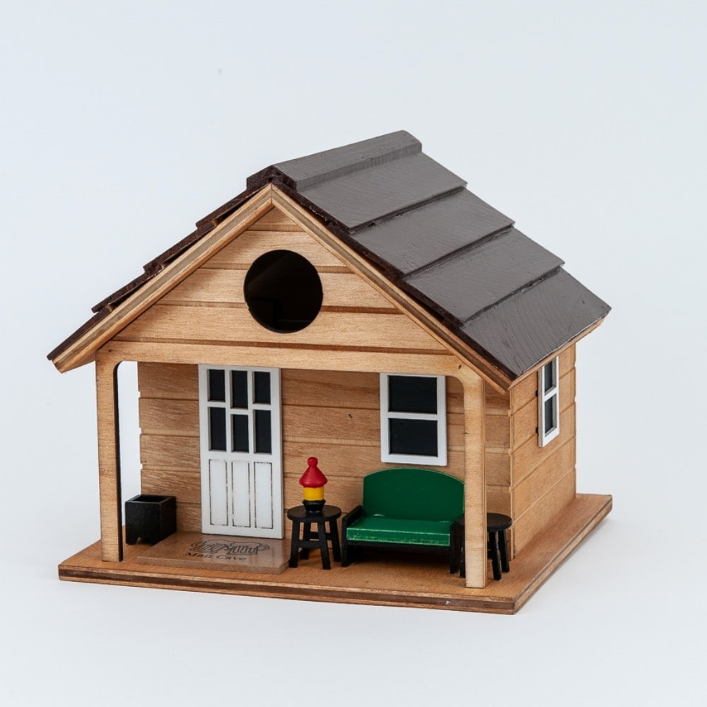 Home Bazaar HB-7612S 6.75-Inches H Multi Wood Finches Aviary Bird House