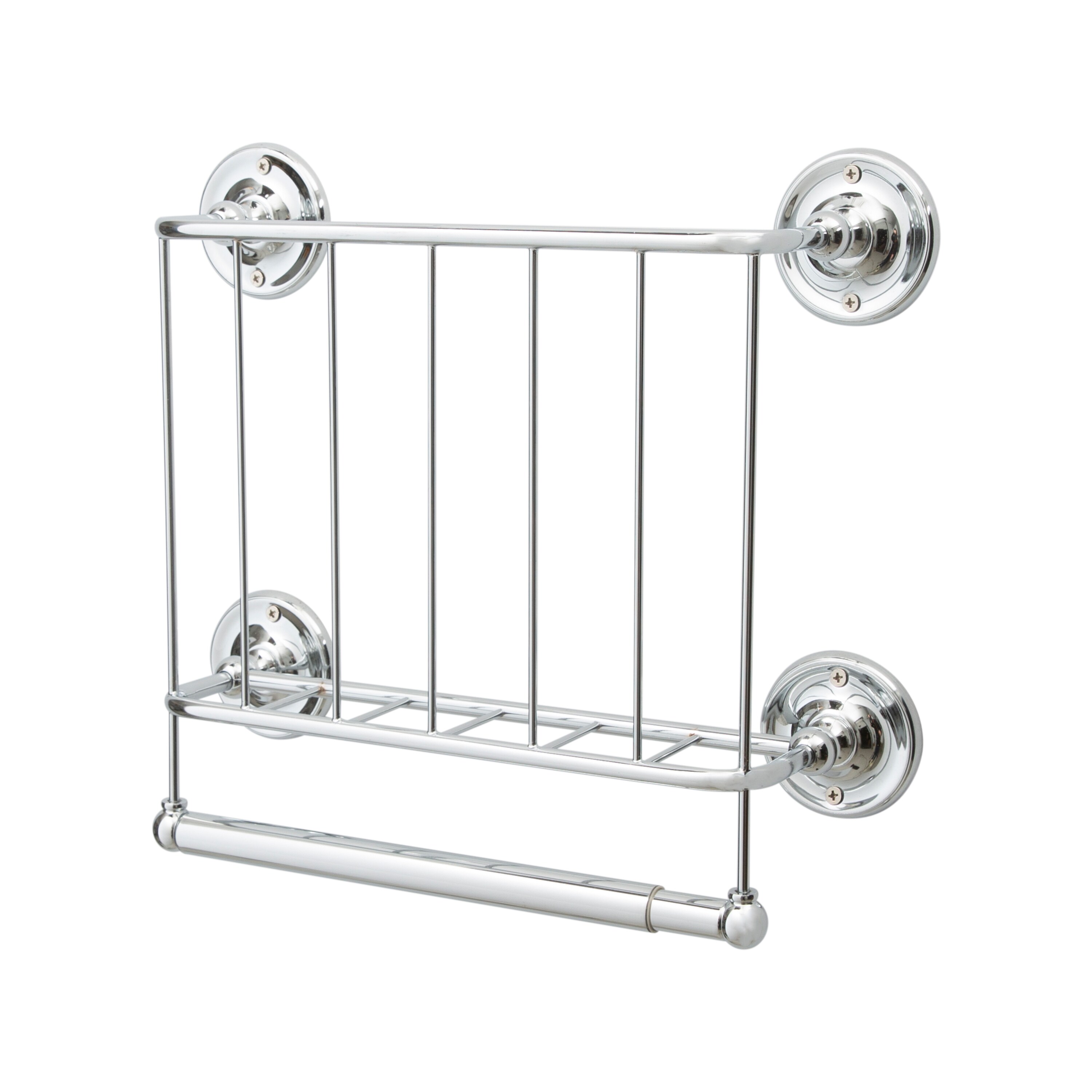 Eden Wall Toilet Paper Holder and Magazine Rack