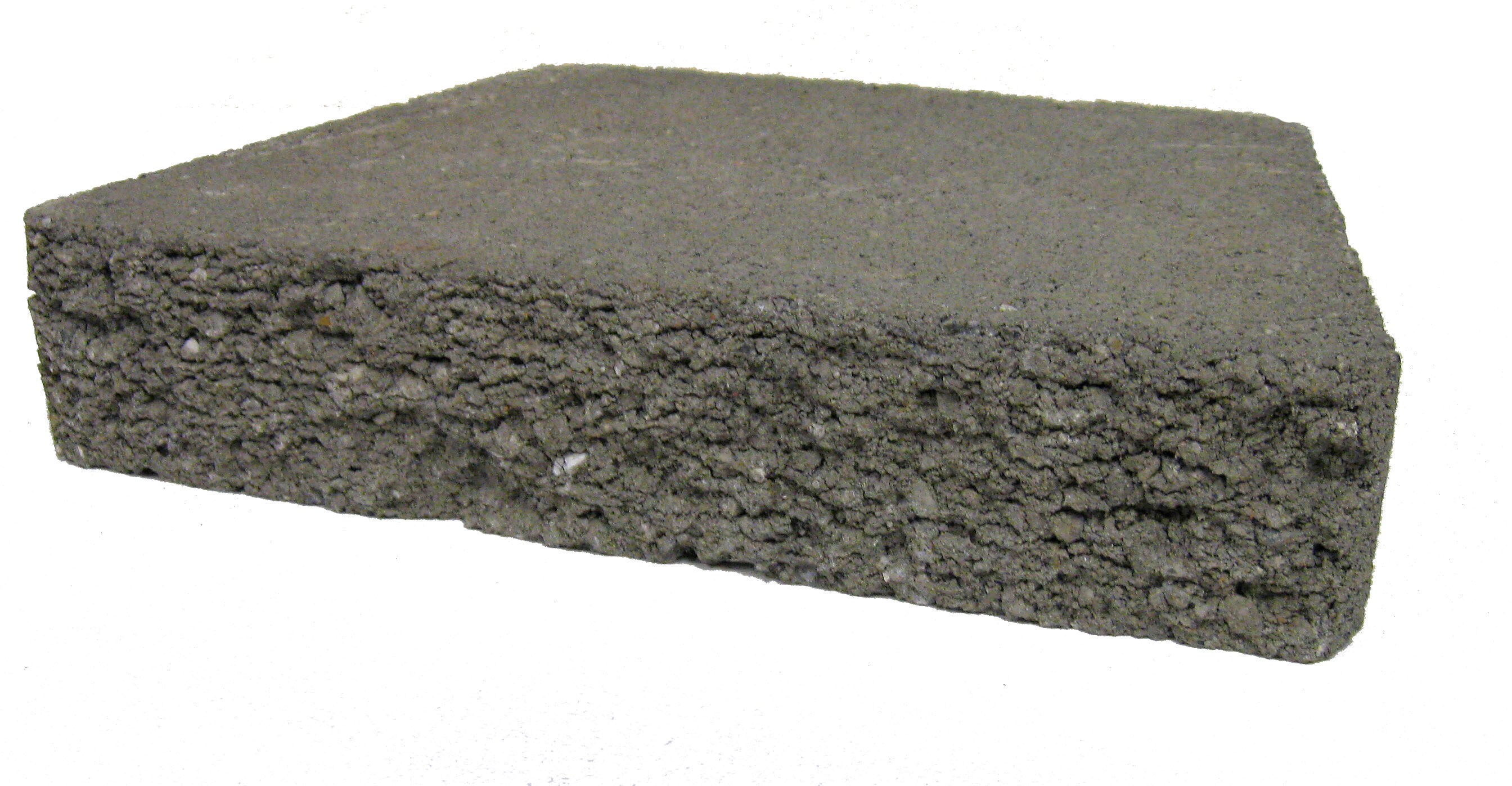  30349 2.2-in H x 11.8-in L x 7.5-in D Charcoal Concrete Retaining Wall Cap