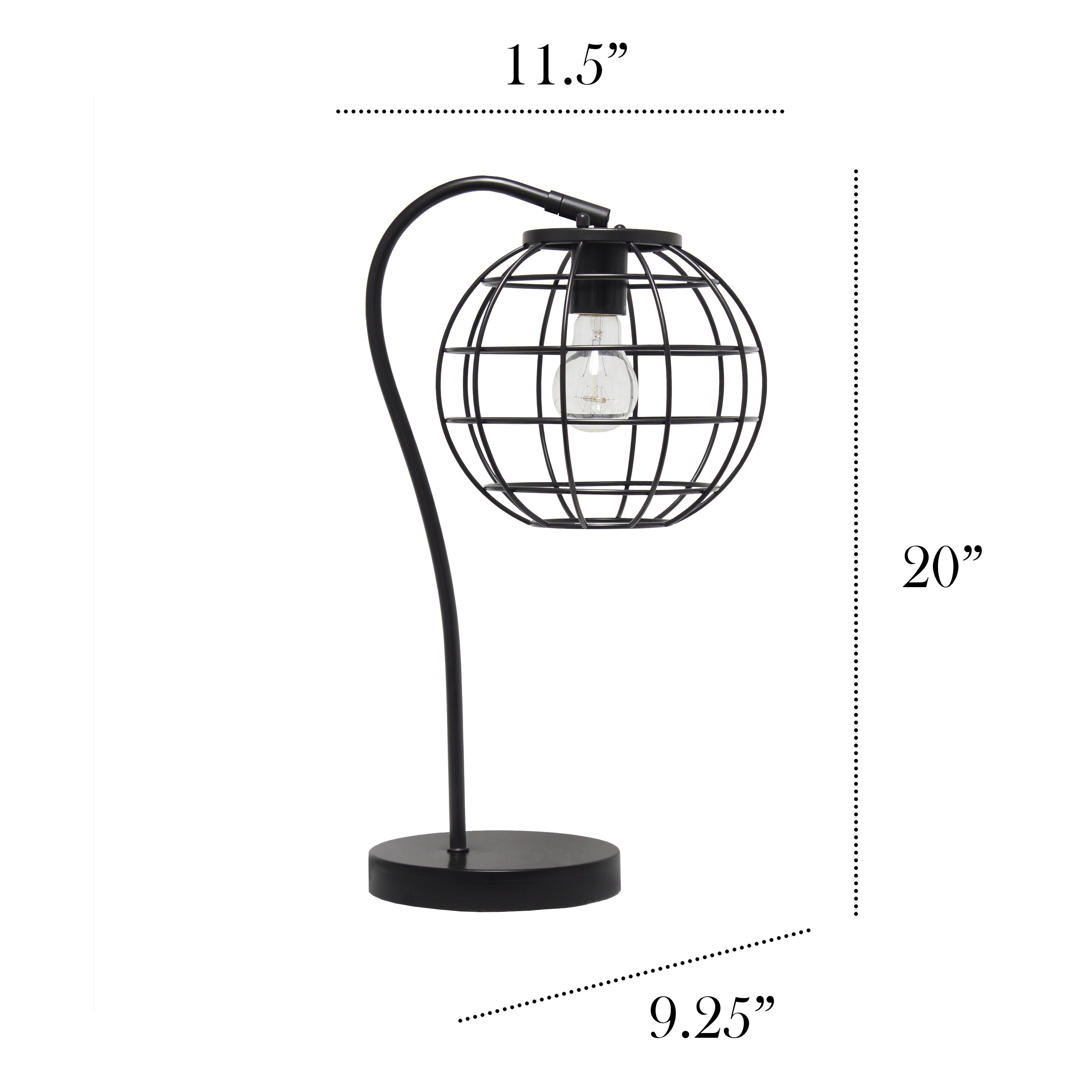 Lalia Home LHT-1028-BK Table-Lamps - View #3