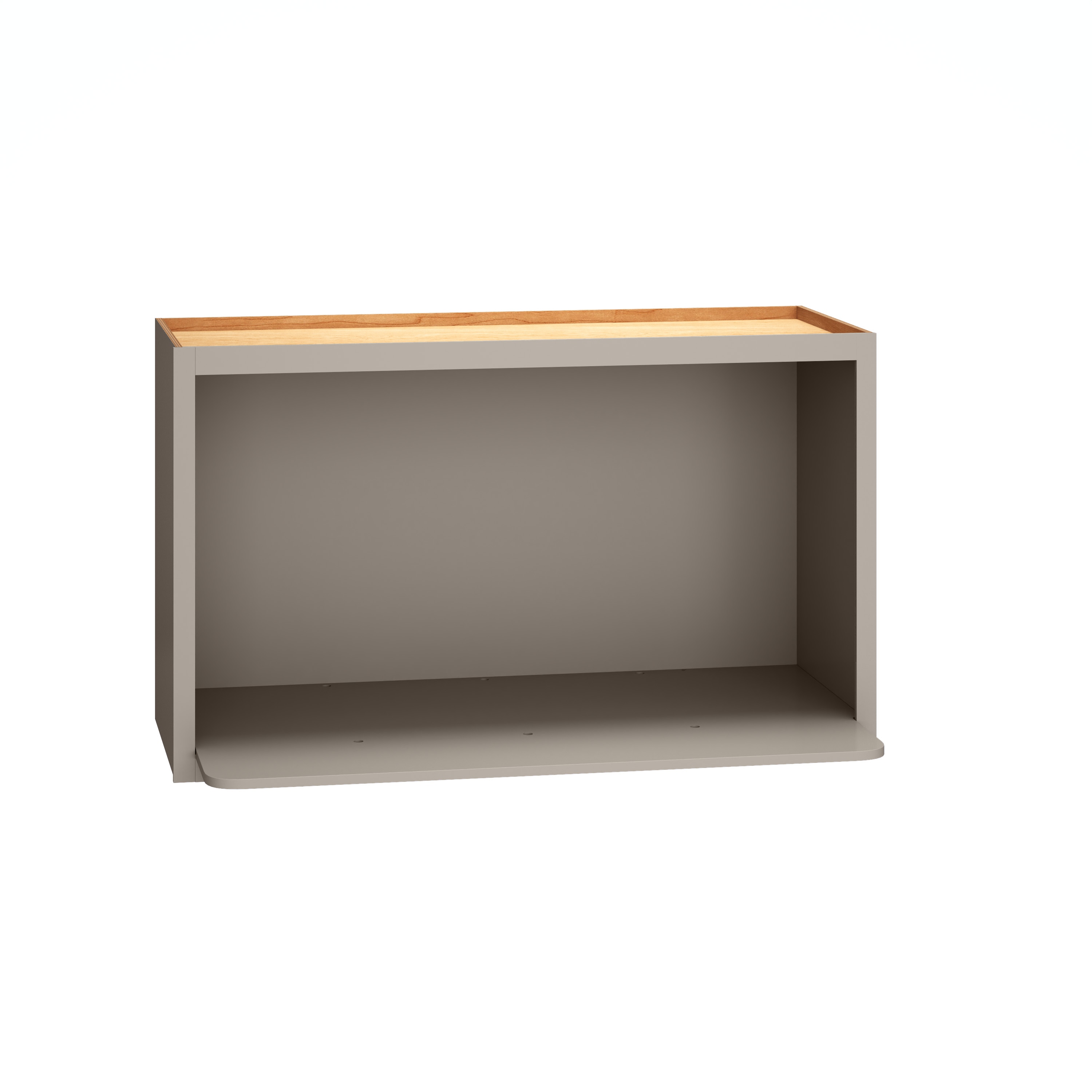 Diamond Express Jamestown 18-in W x 30-in H x 12-in D Cloud Gray Wall Fully Assembled Plywood Cabinet (Recessed Panel Shaker Door Style)