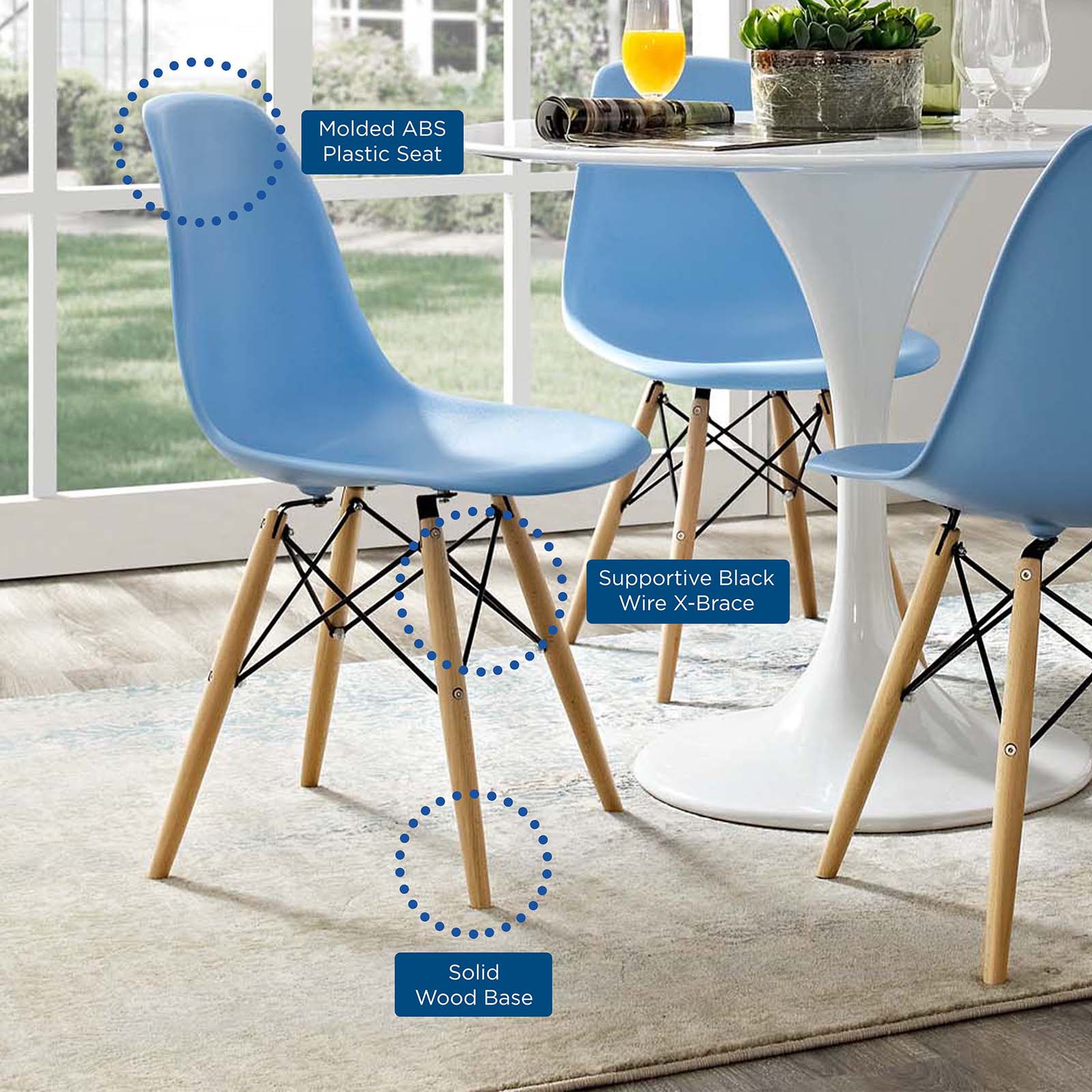 Modway EEI-180-LBU Dining-Chairs - View #5