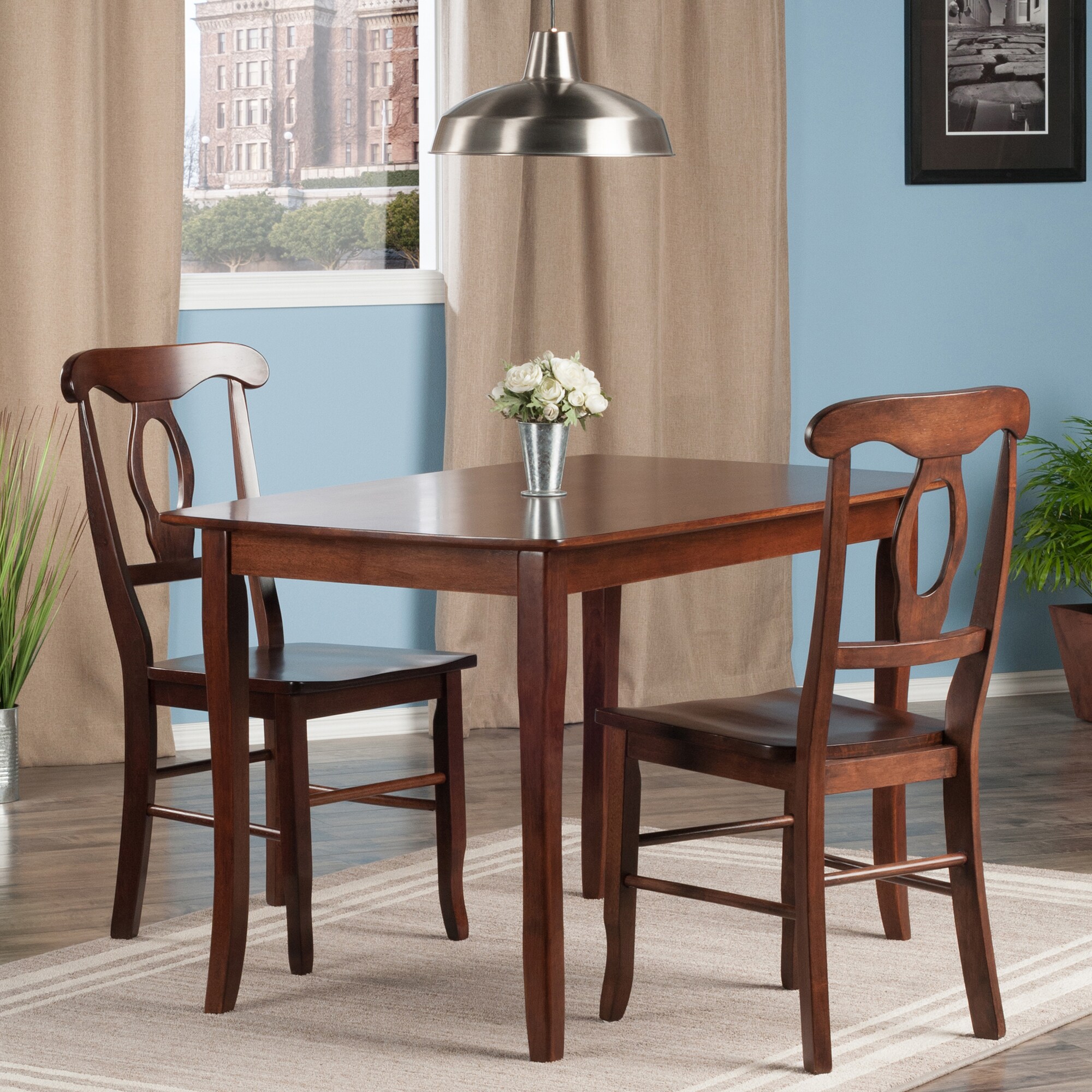 inglewood extendable dining set with 4 chairs