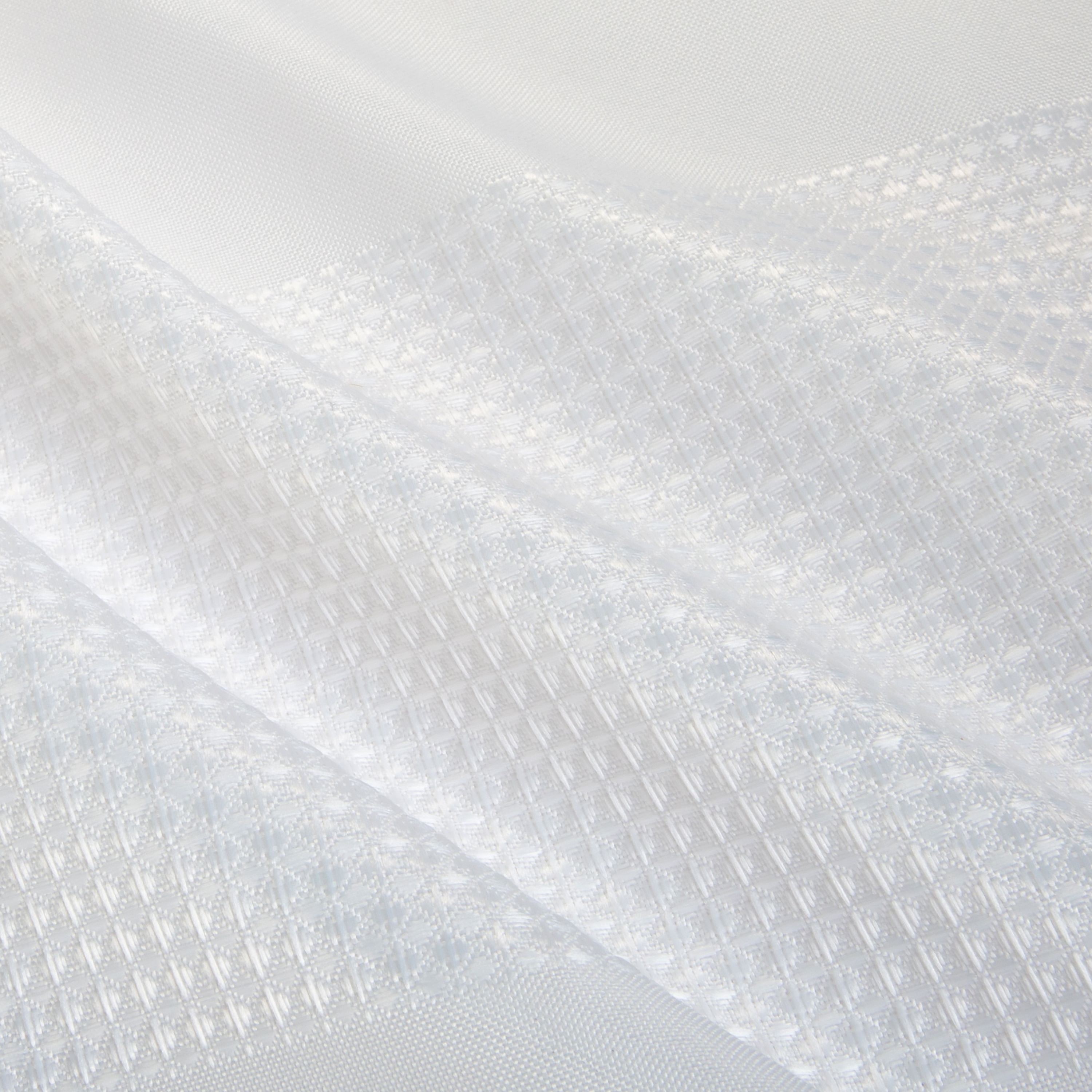 Elle Decor EL-44121-WHITE Shower-Curtains-Liners - View #2