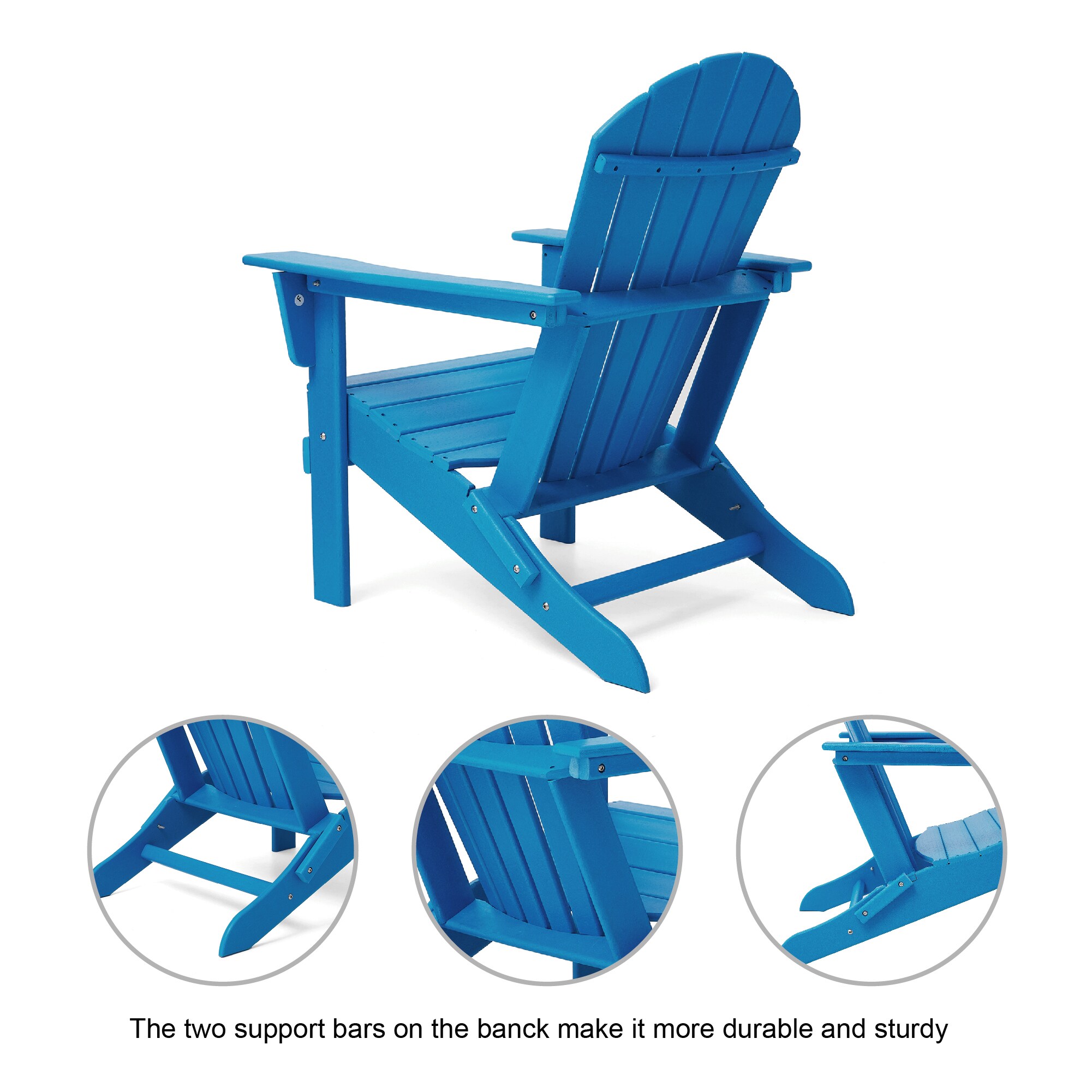 periwinkle blue adirondack chairs