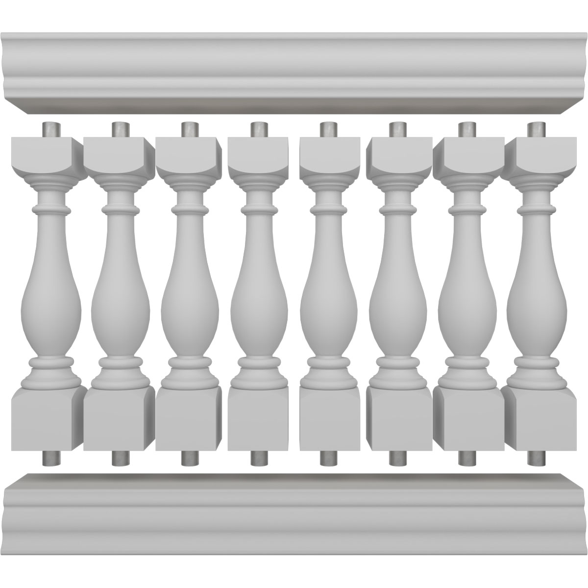 Ekena Millwork BALK40X048LGD railings - View #5