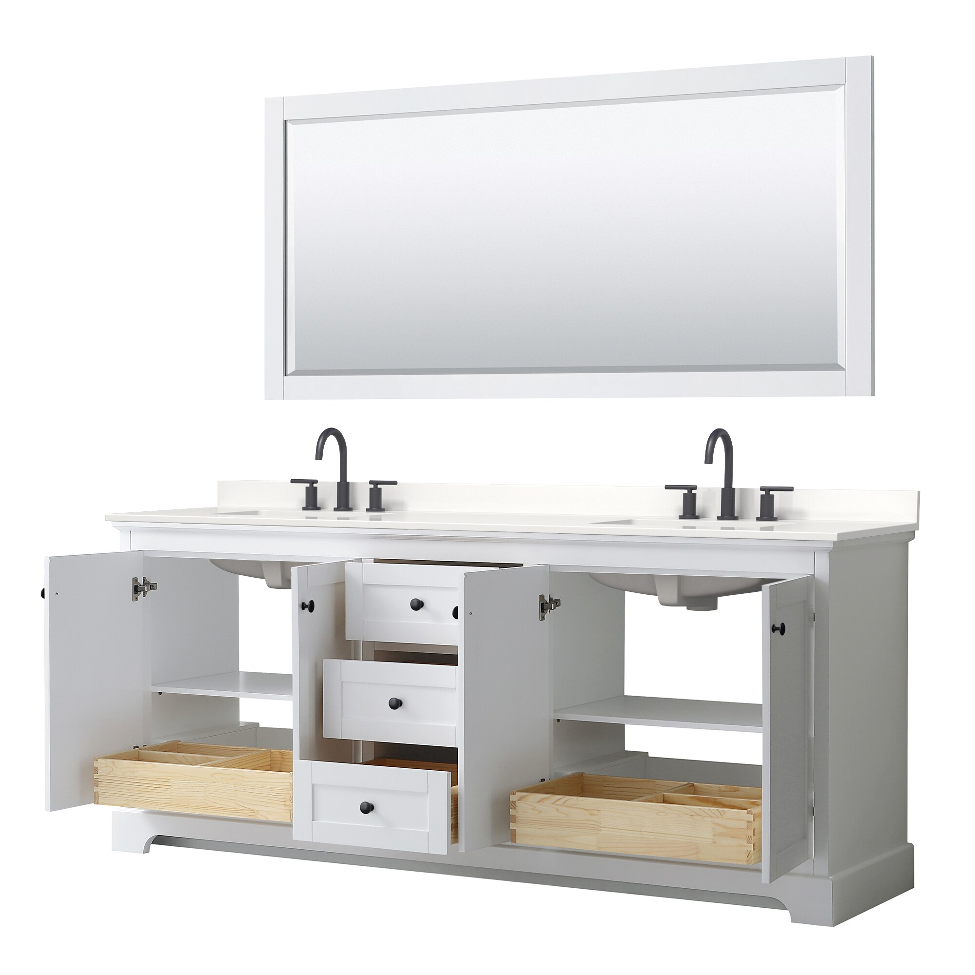 Wyndham Collection WCV232380DWBWQUS3M70 Bath-Vanity-Combo - View #3