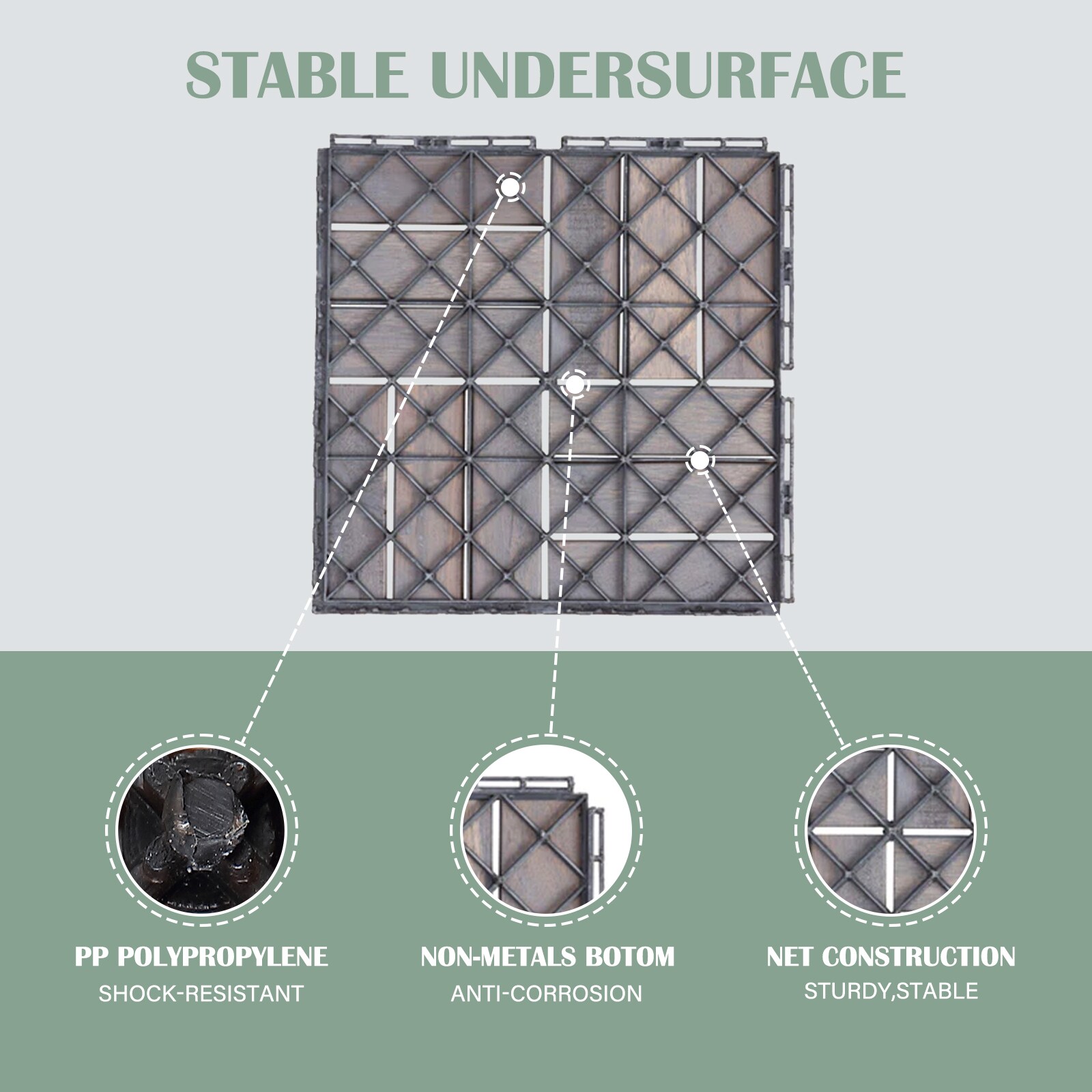 Tatayosi CT-DT12A-LG Deck-Tiles - View #4