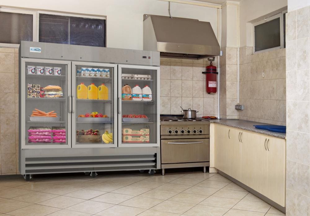  Xiltek All New 3 Door Commercial Reach In Stainless Steel  Refrigerator - Restaurant Kitchen Fridge : Industrial & Scientific