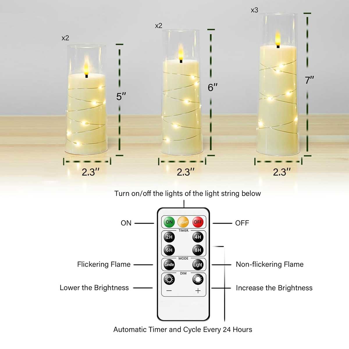 Aoibox LAB1203H12 candles - View #5