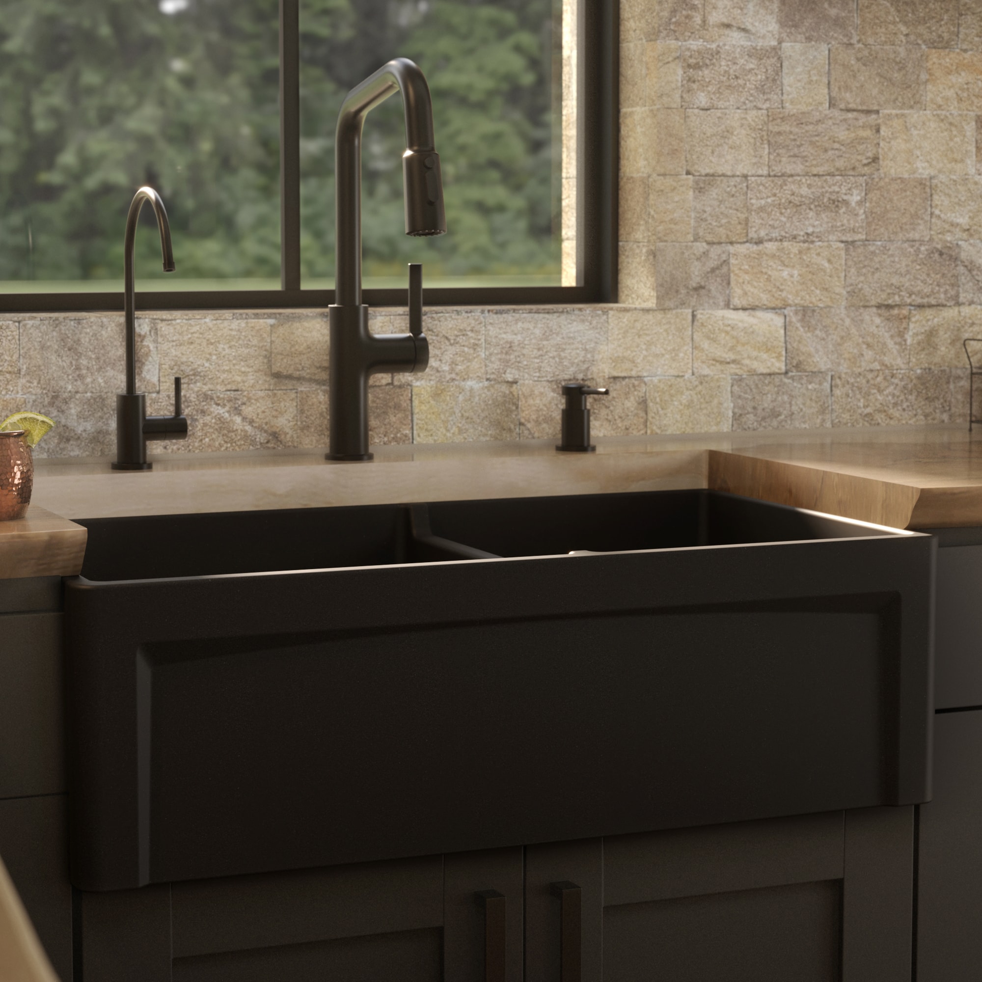 Karran FCP33DBMB Kitchen-Sinks - View #8