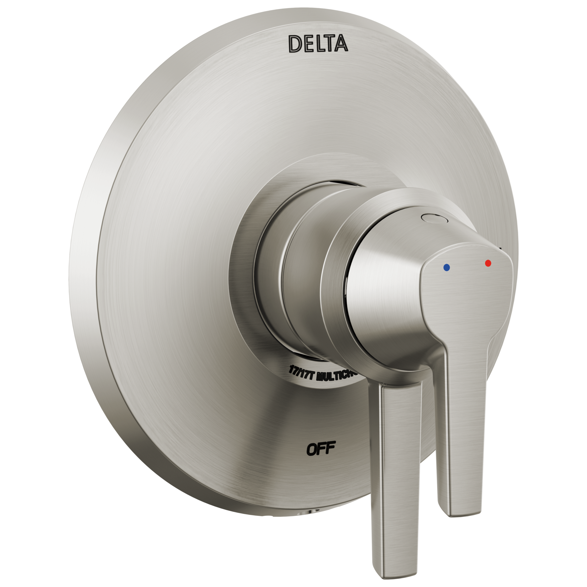 Delta T17072-SS-PR Galeon Lumicoat Stainless 3.9375-Inches Universal Bathtub/Shower Diverter 0.5-Inches -ID
