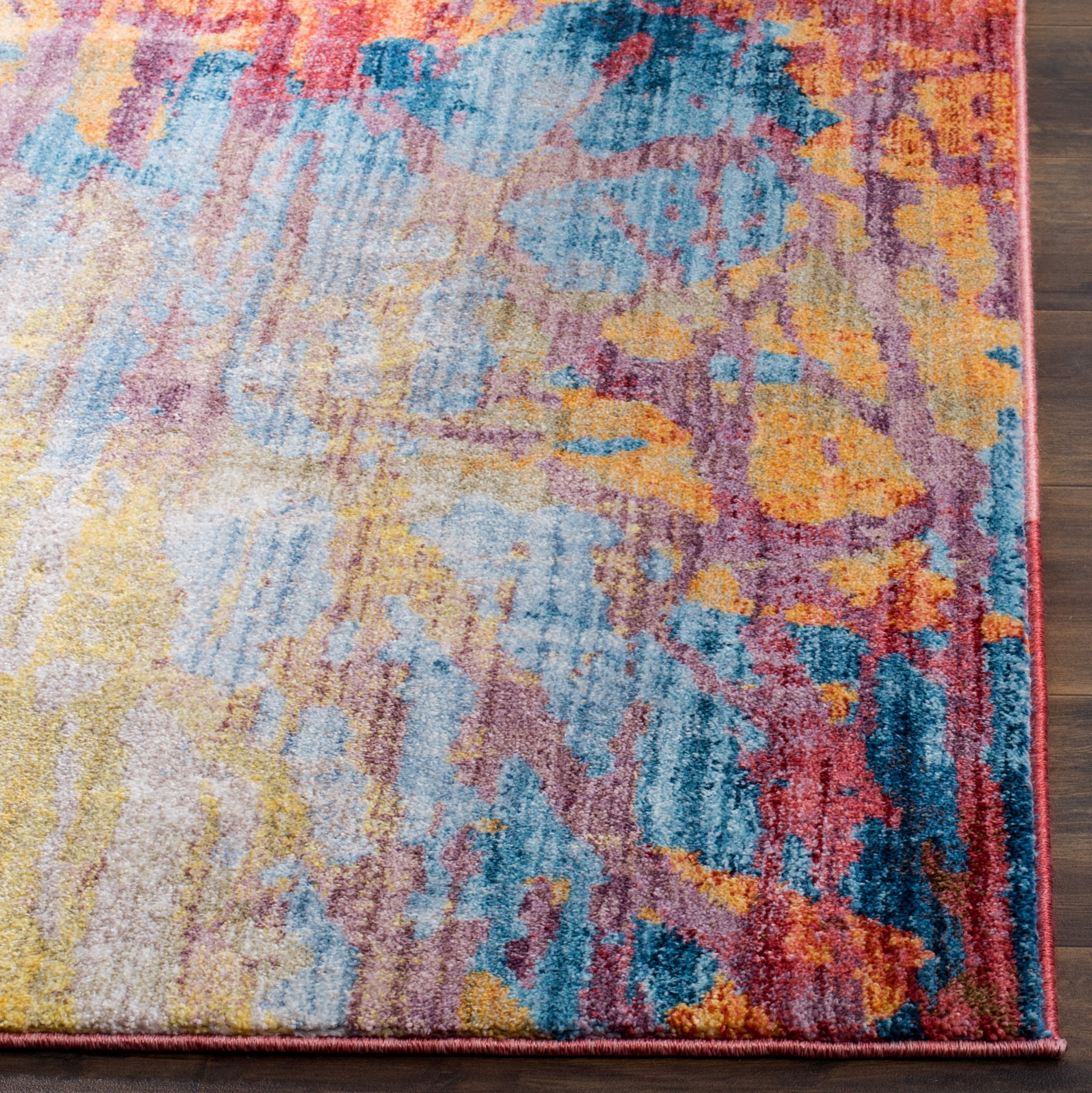 Bristol 8' x 10' Multicolor Polyester Area Rug