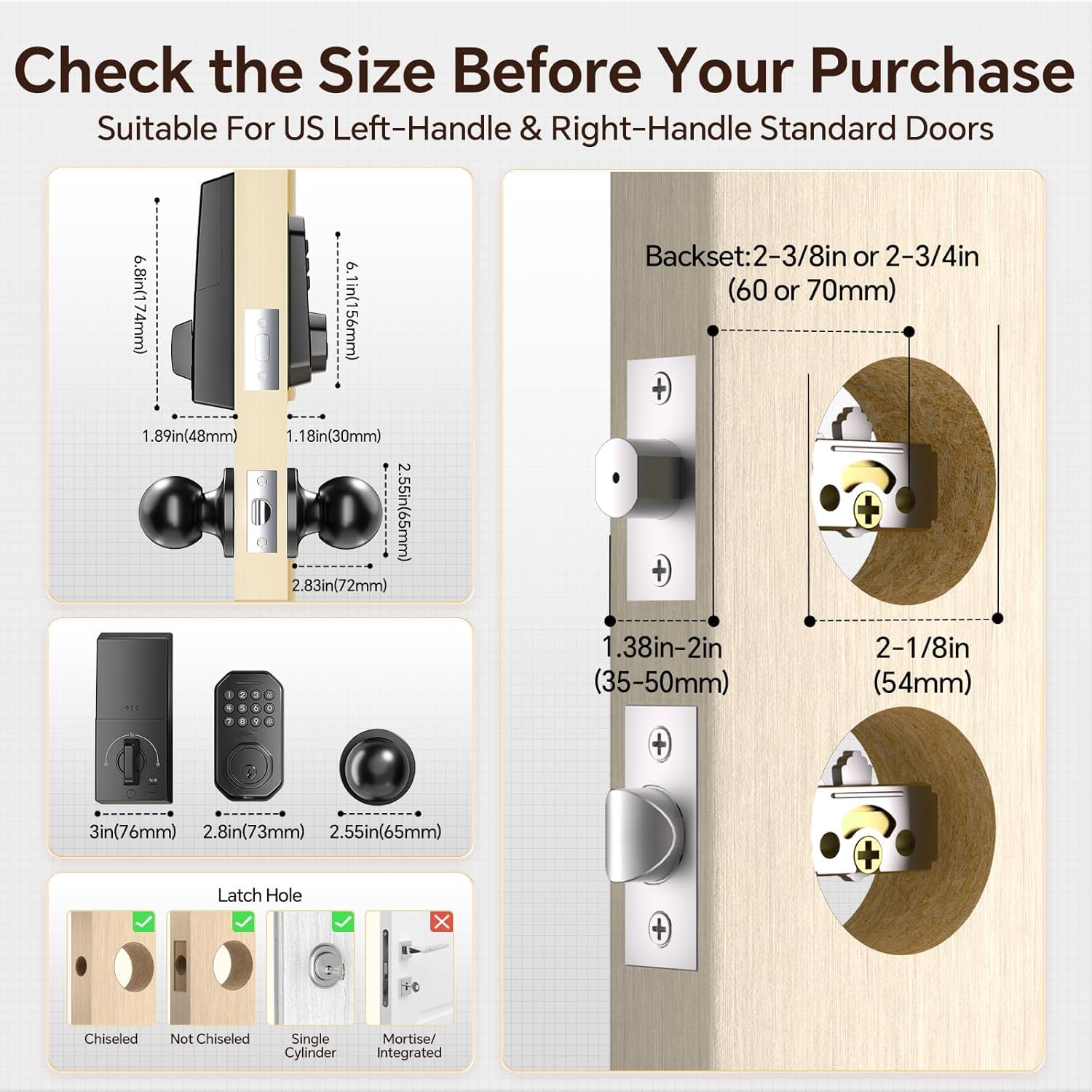 AOIZGMY LAZ0827Z0303 Electronic-Door-Locks - View #7