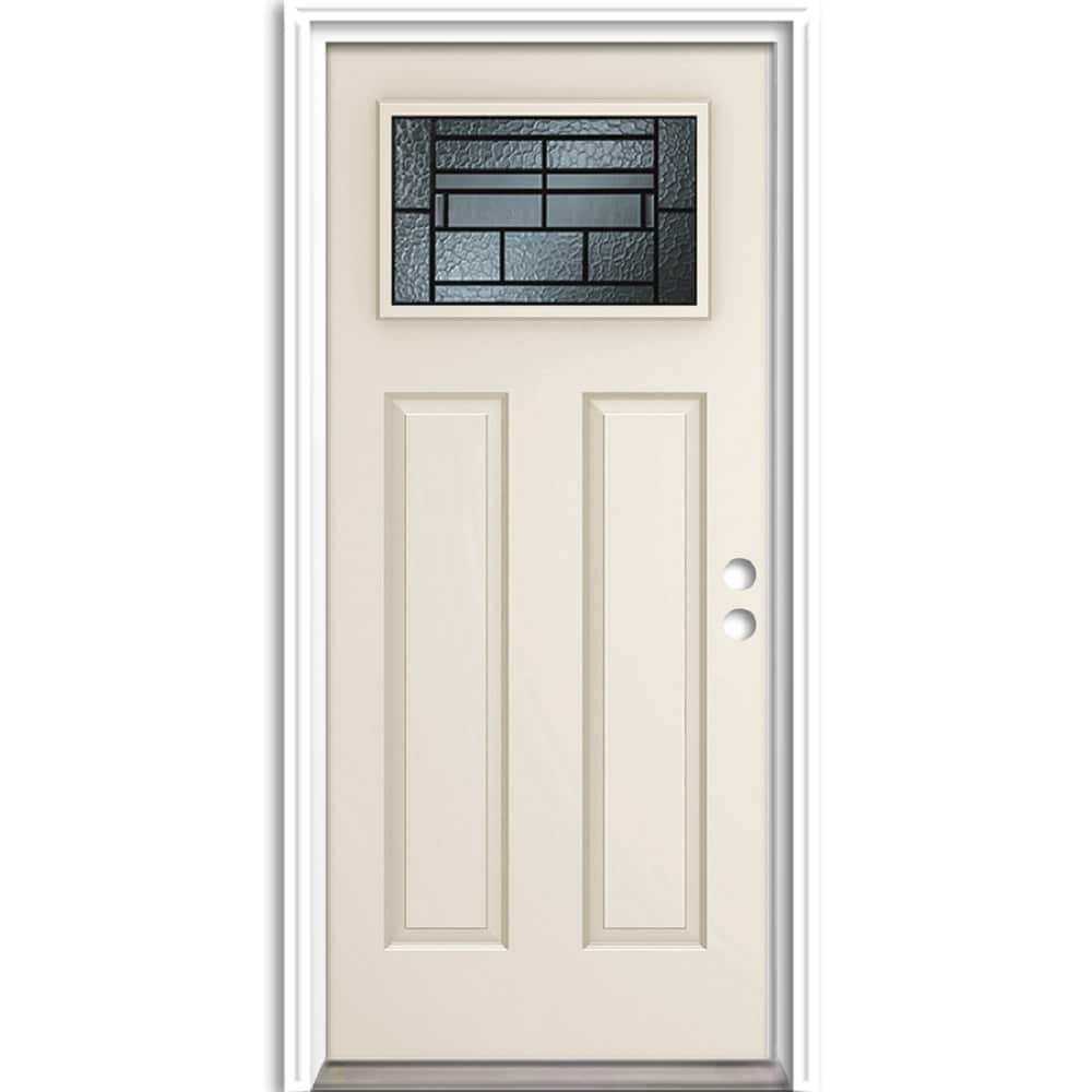 Therma-Tru Benchmark Doors 36-in x 80-in Steel Craftsman Left-Hand ...