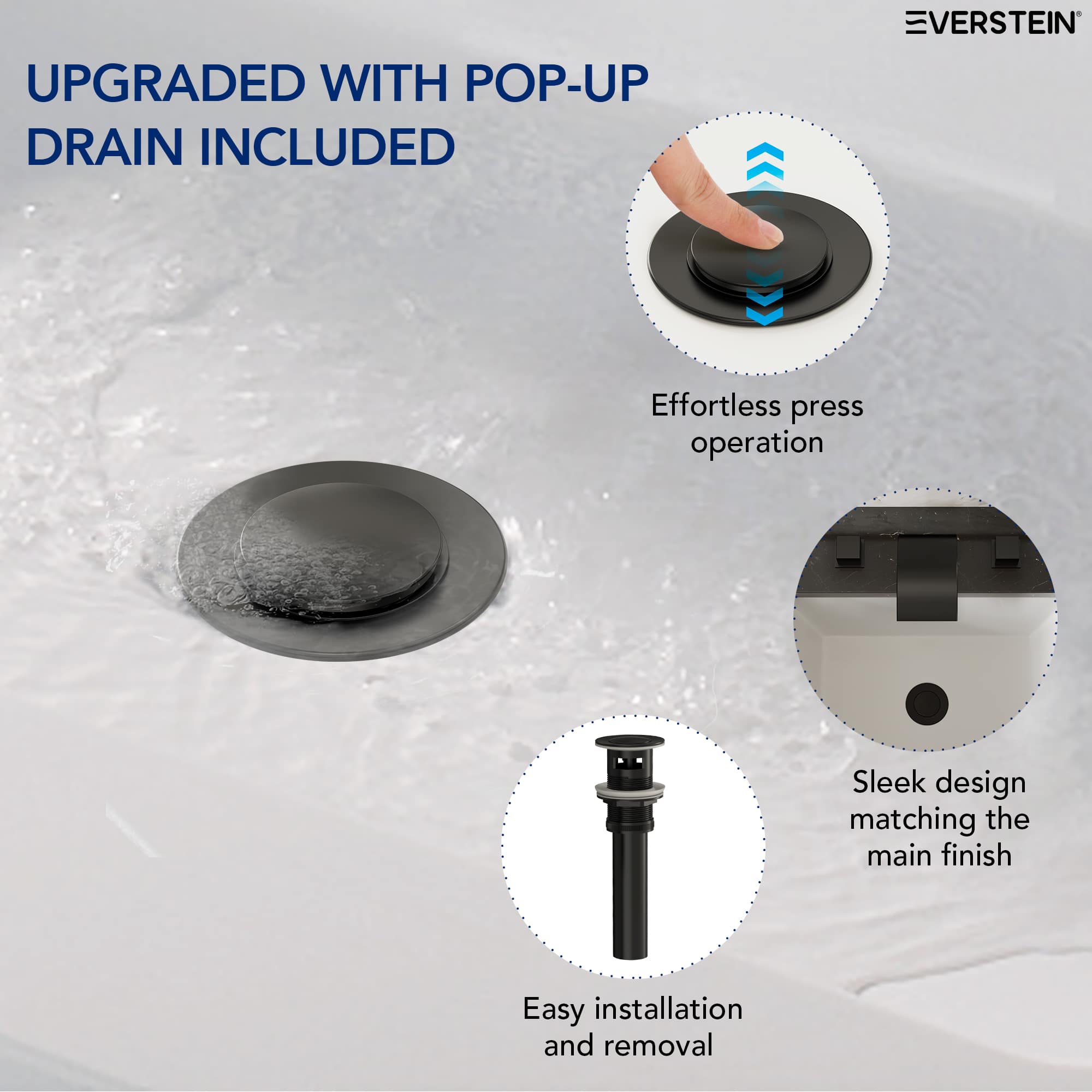 EVERSTEIN SFS-1148-BK Lavatory-Faucets - View #9