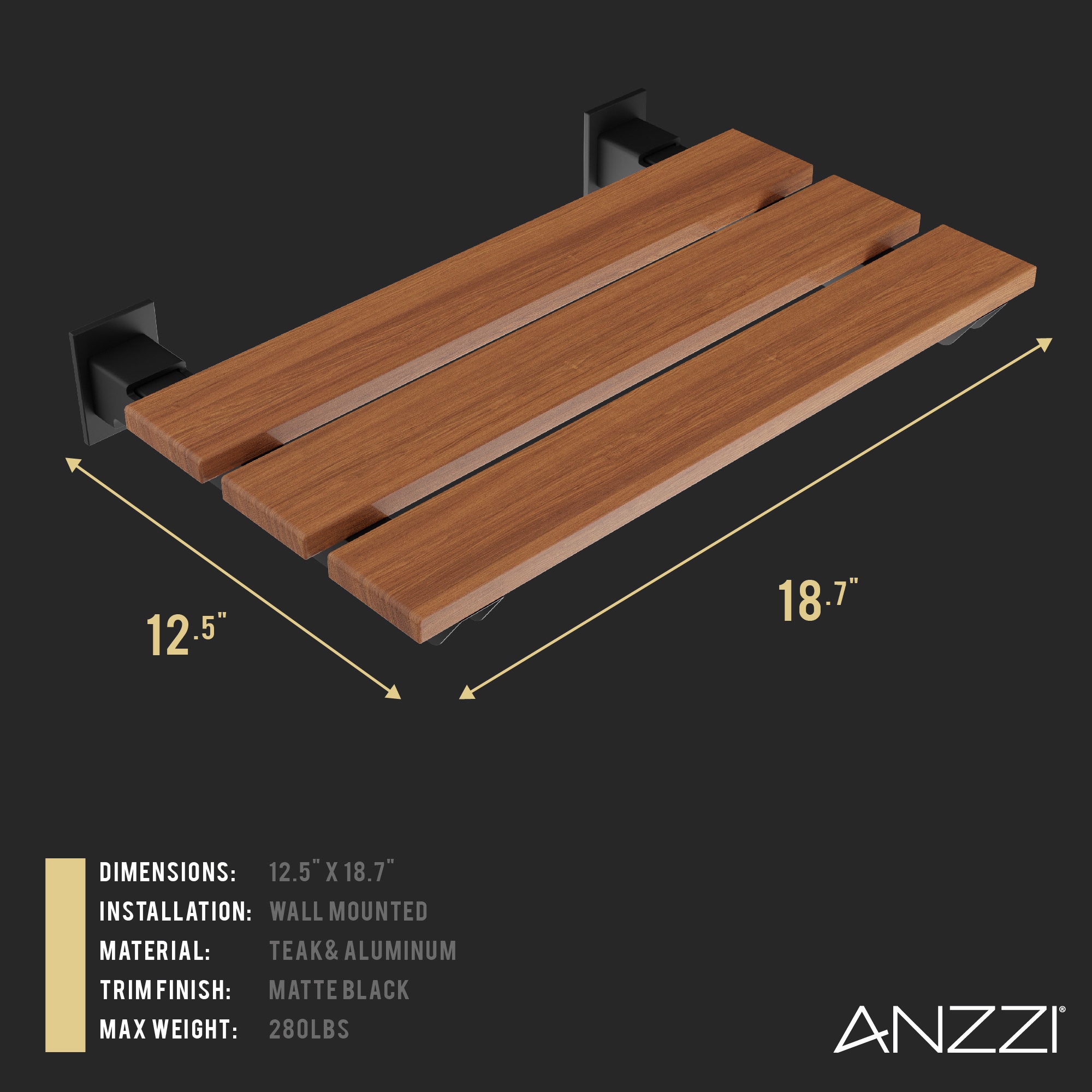 ANZZI AC-AZ202MB Bath-Safety-Seats-Benches - View #5