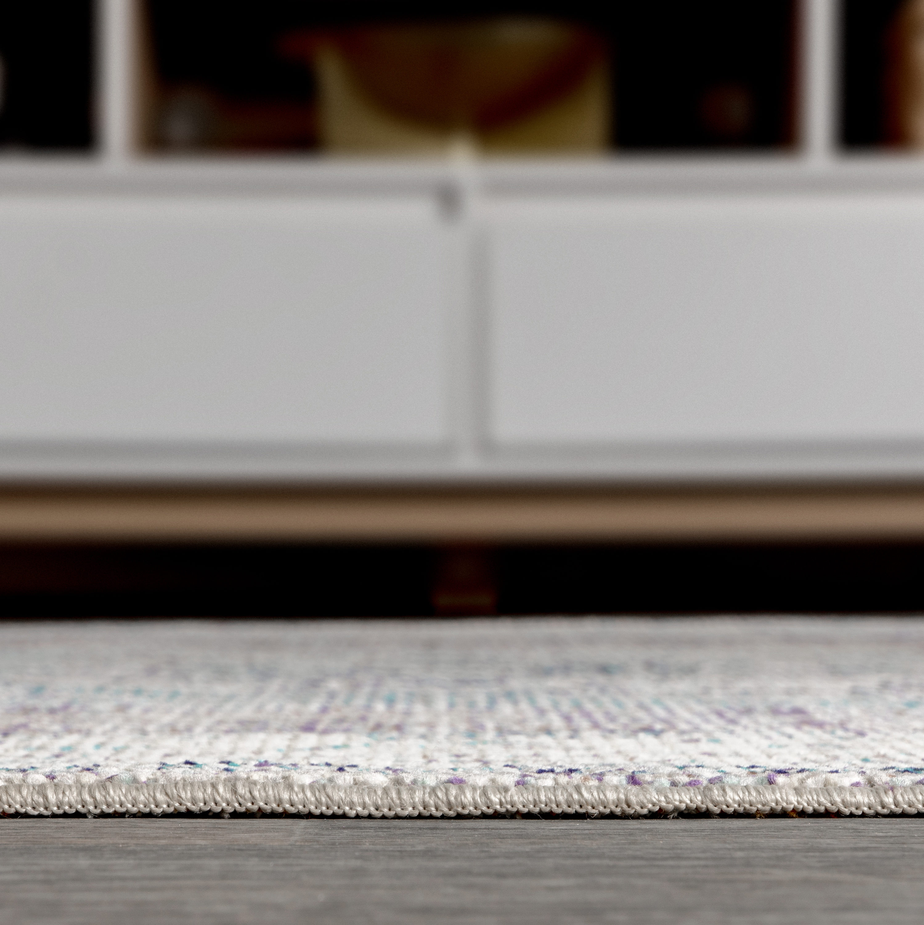 Ankara Vintage Medallion 3' x 5' Gray Synthetic Area Rug