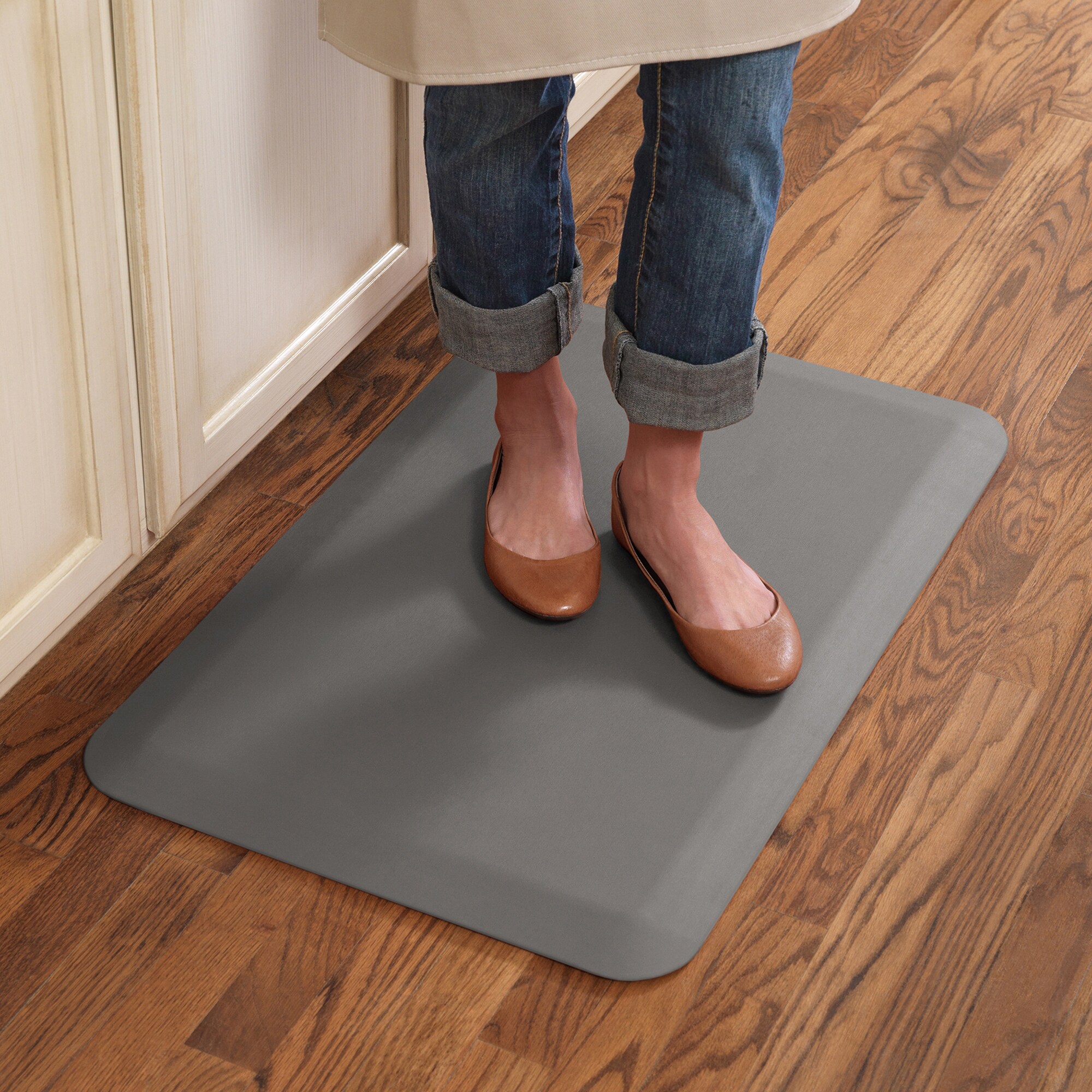 Zulay Home Anti Fatigue Floor Mat Thick Cushioned Comfortable Padded  Kitchen Mats - 32x20 Desert 