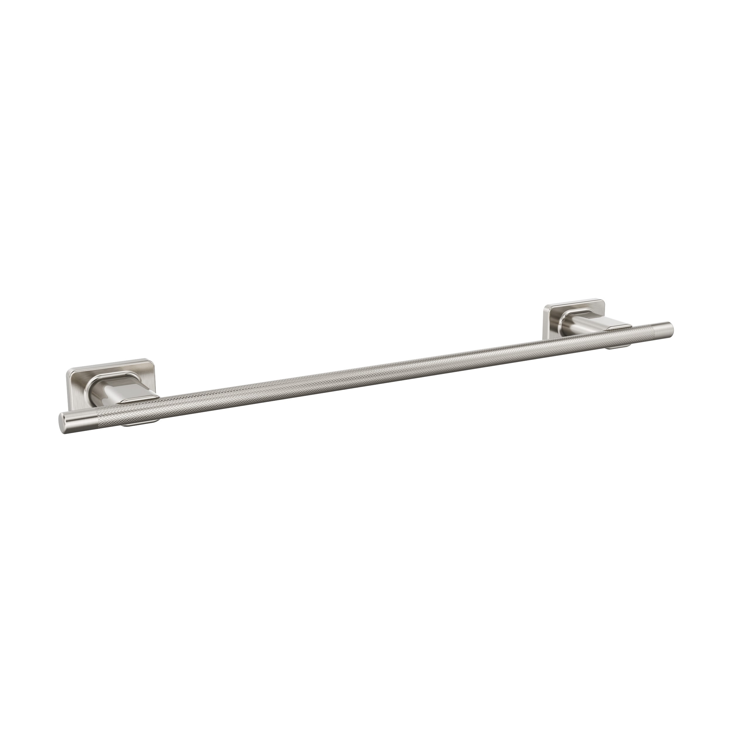 Amerock BH26614G10 Bronx 18-in Brushed Nickel Wall mount Single Towel Bar